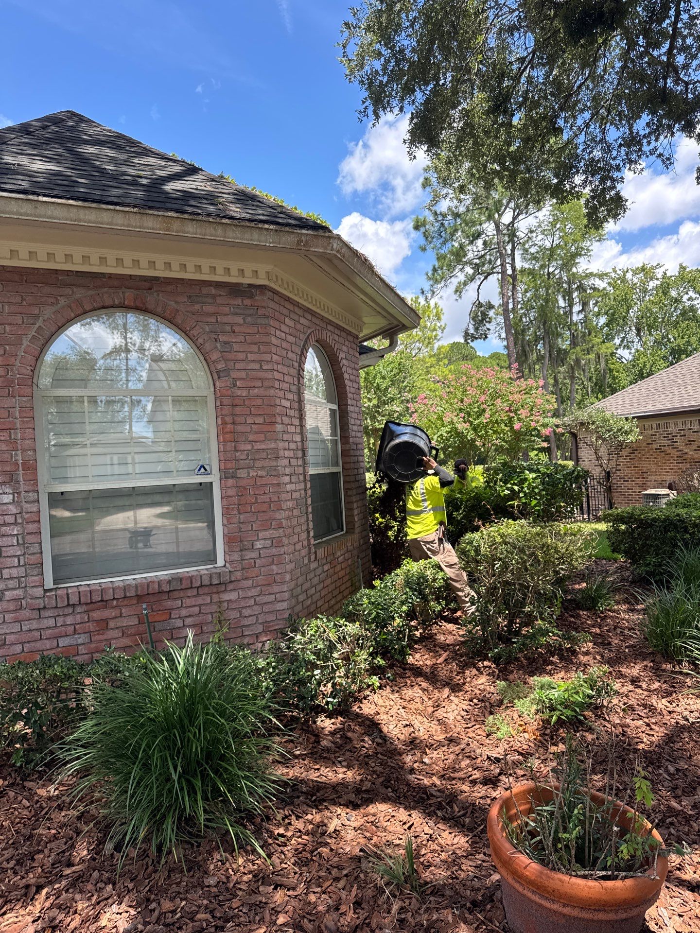Deerwood Resident | Mulch Installation by ProGreen Services