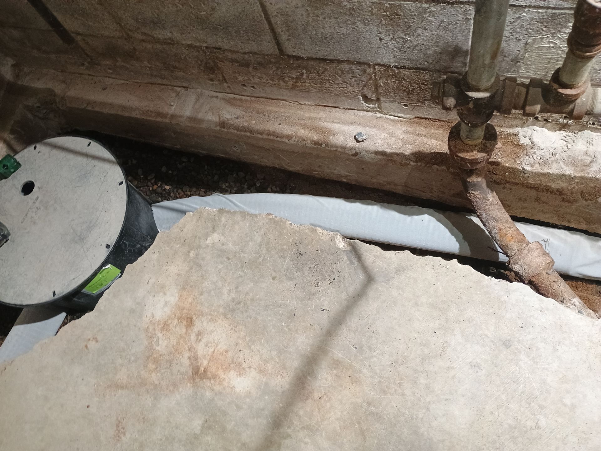 Interior Drain Tile Installation near Columbia Heights, MN by Waterproofing Northeast