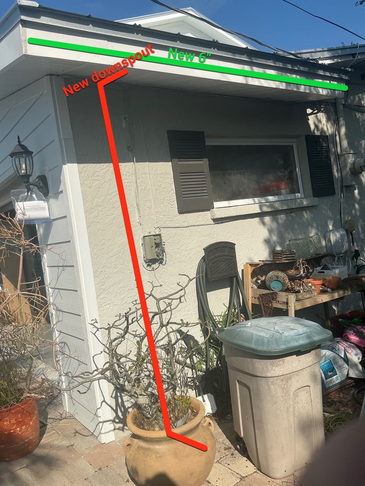 Fascia Installation and New Gutters and Downspouts in Sarasota FL by Gutter Professors