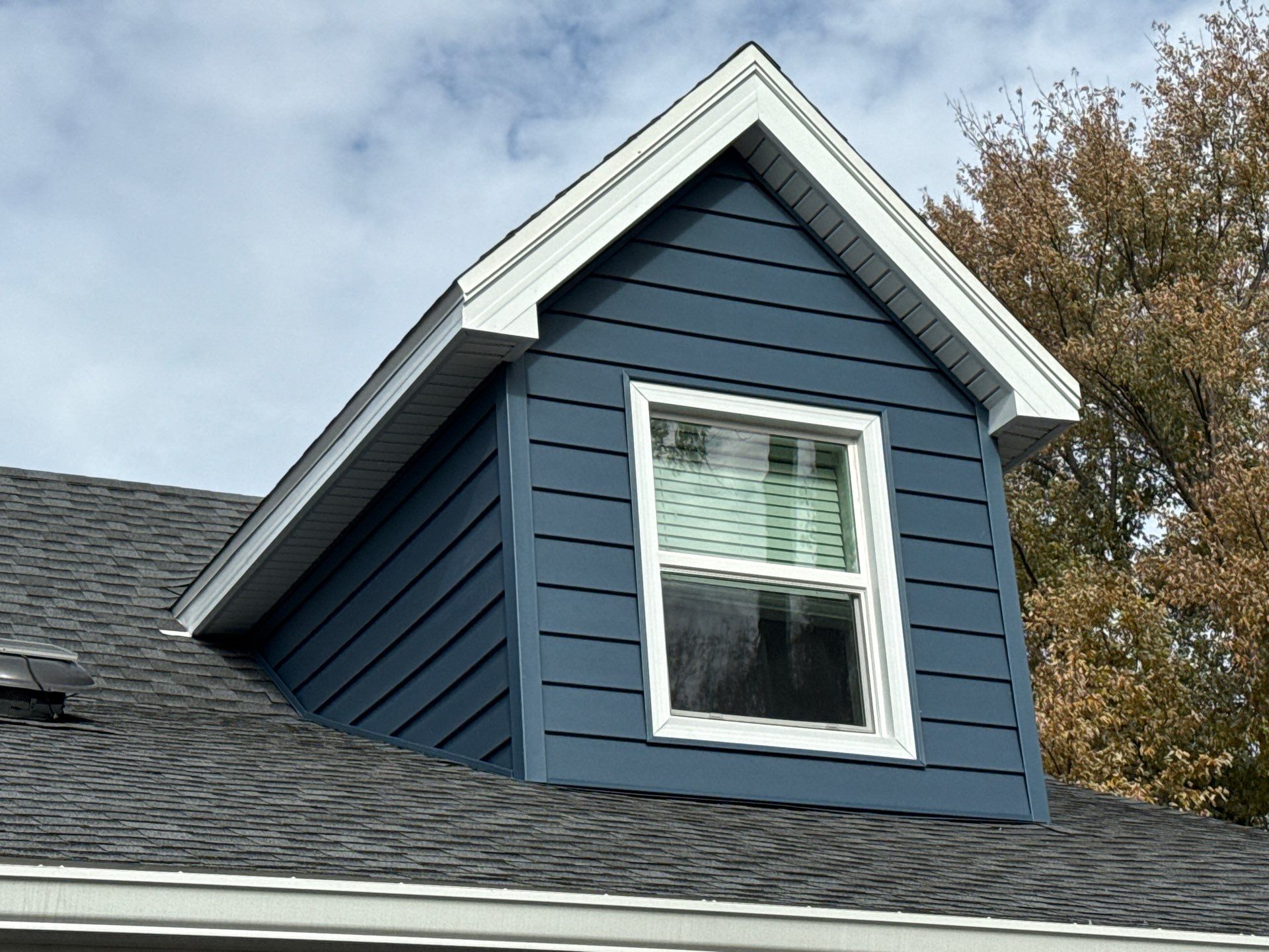 Out with the Old , in with the Blue  by EEC  Windows, Siding & Roofing 