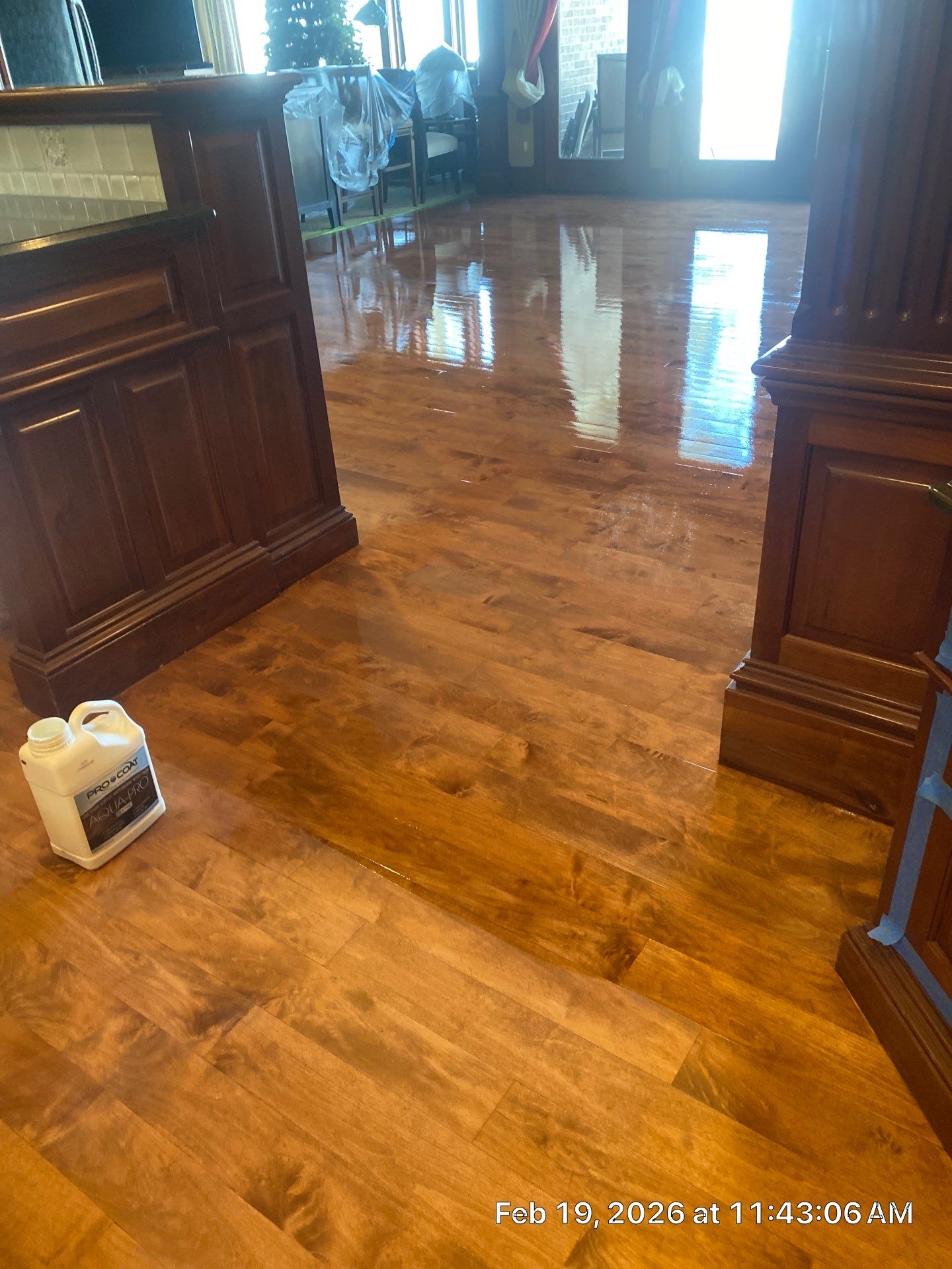 Glossy Maple Refinish! by RTBaldwin Hardwood Floors