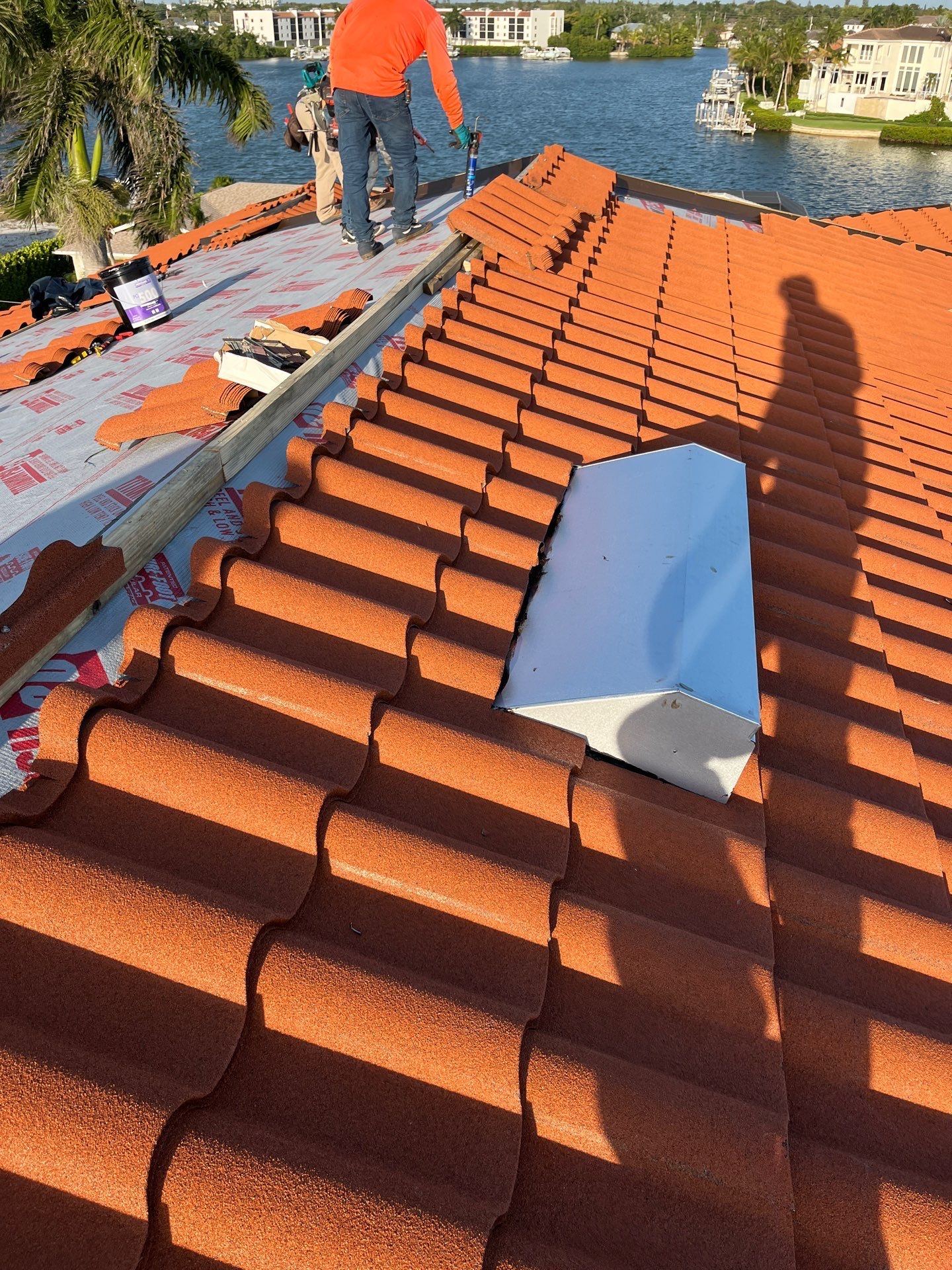 Decra Stone-Coated Metal Roof Installation for Bonita Springs Estate by cordova home services