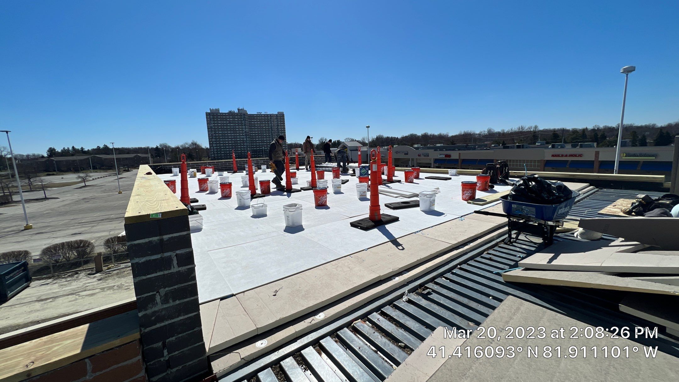 North Olmsted Ohio TPO Roof Install by Gold Star Roofing LLC 