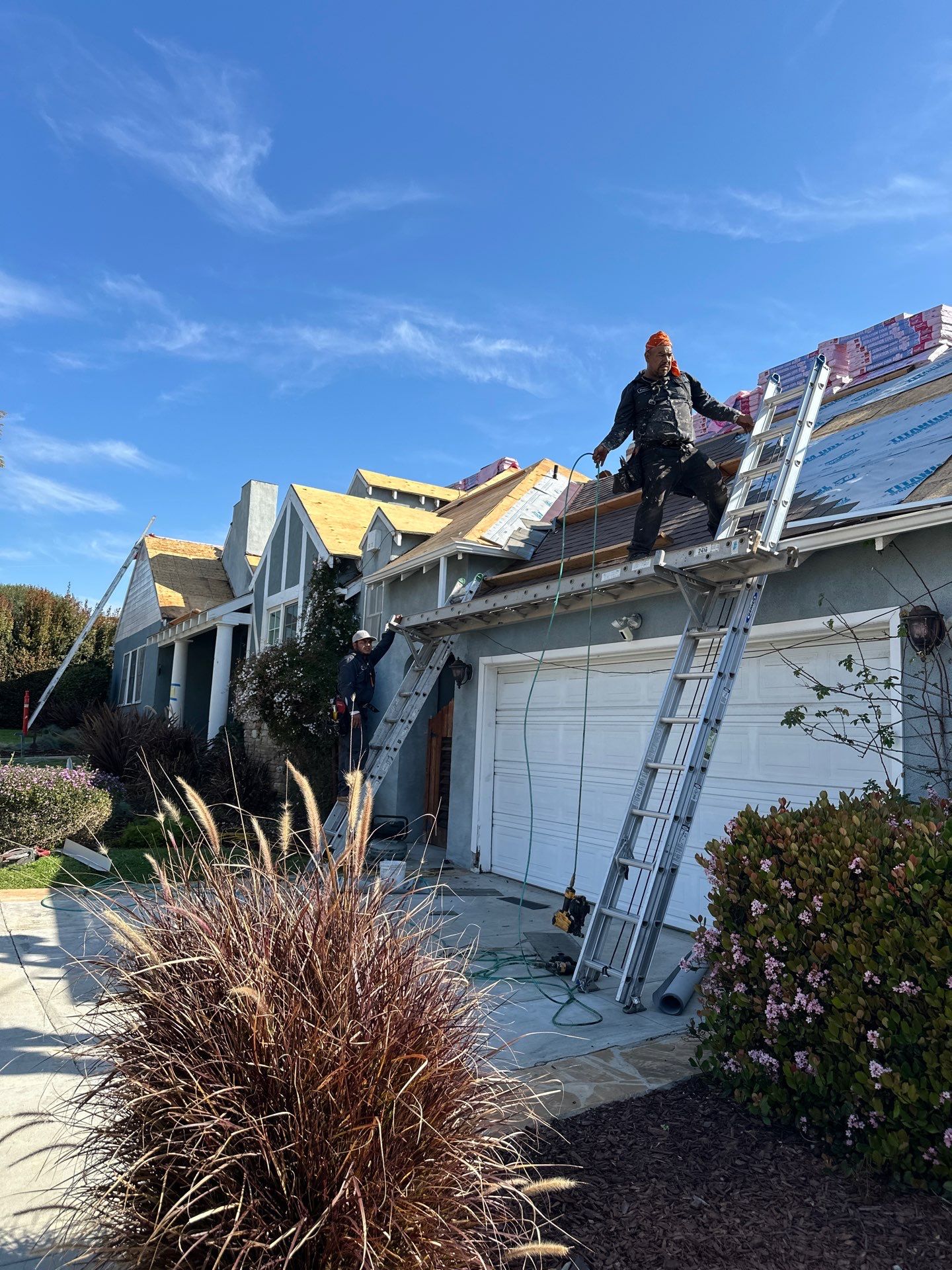 Residential Roofing Installation using Owens Corning Duration Cool Shingles by Hull Brothers Roofing