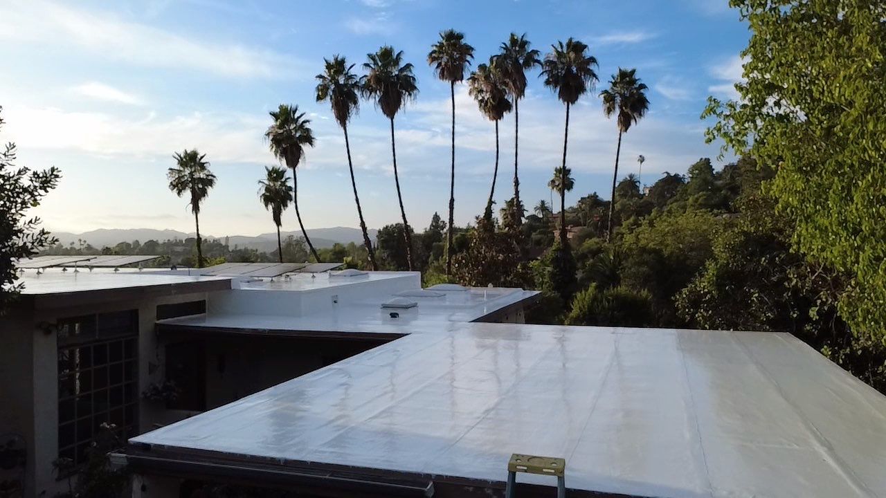 Silicone Roof Restoration – Escondido, CA by Zenith Roofing Services