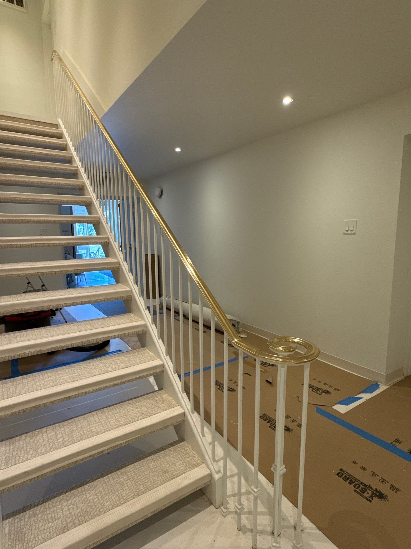 Modern Brass Top Rail Refurbishment - Washintong DC by Capitol Iron Works