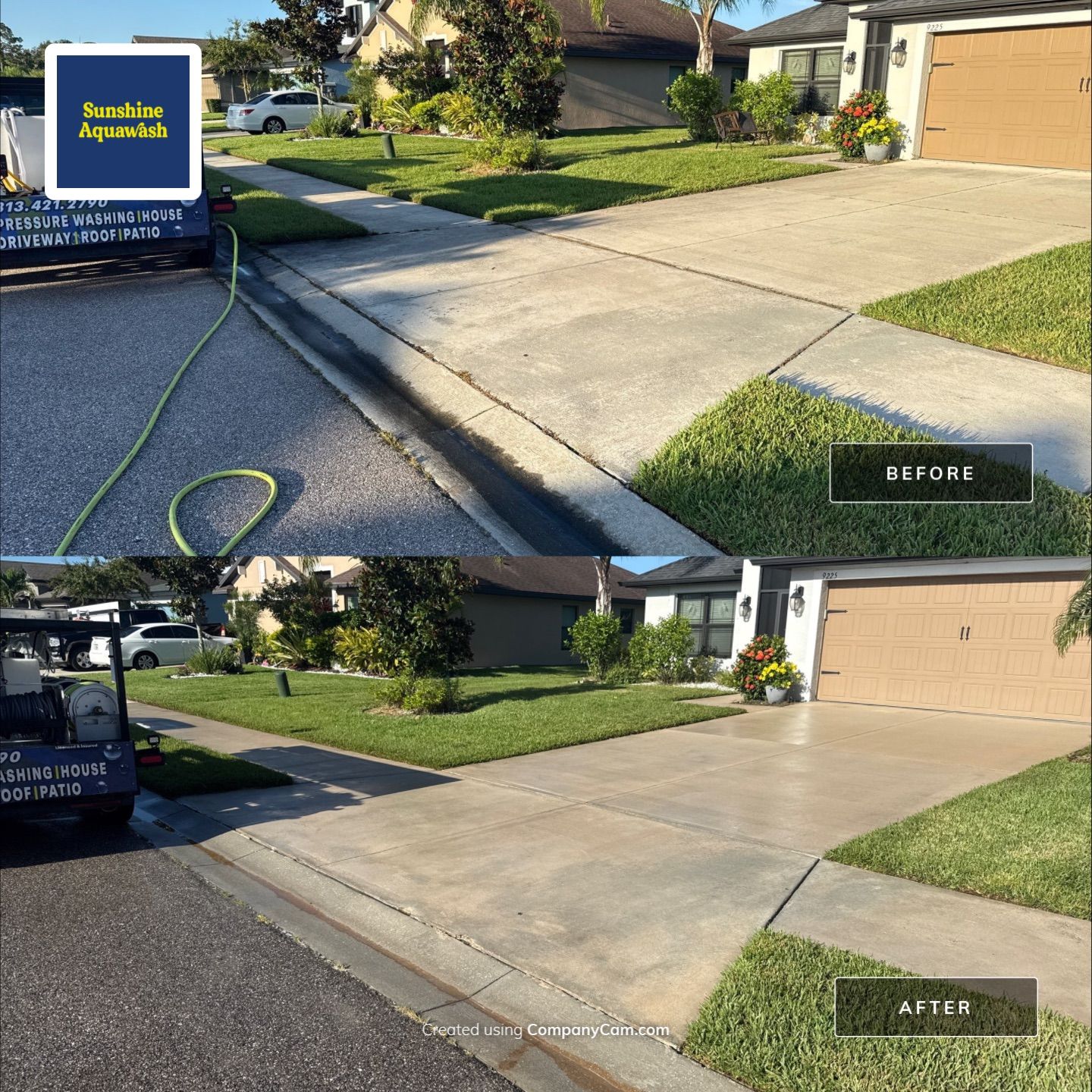 π‘ Safety and curb appeal go hand in hand! by Sunshine AquaWash
