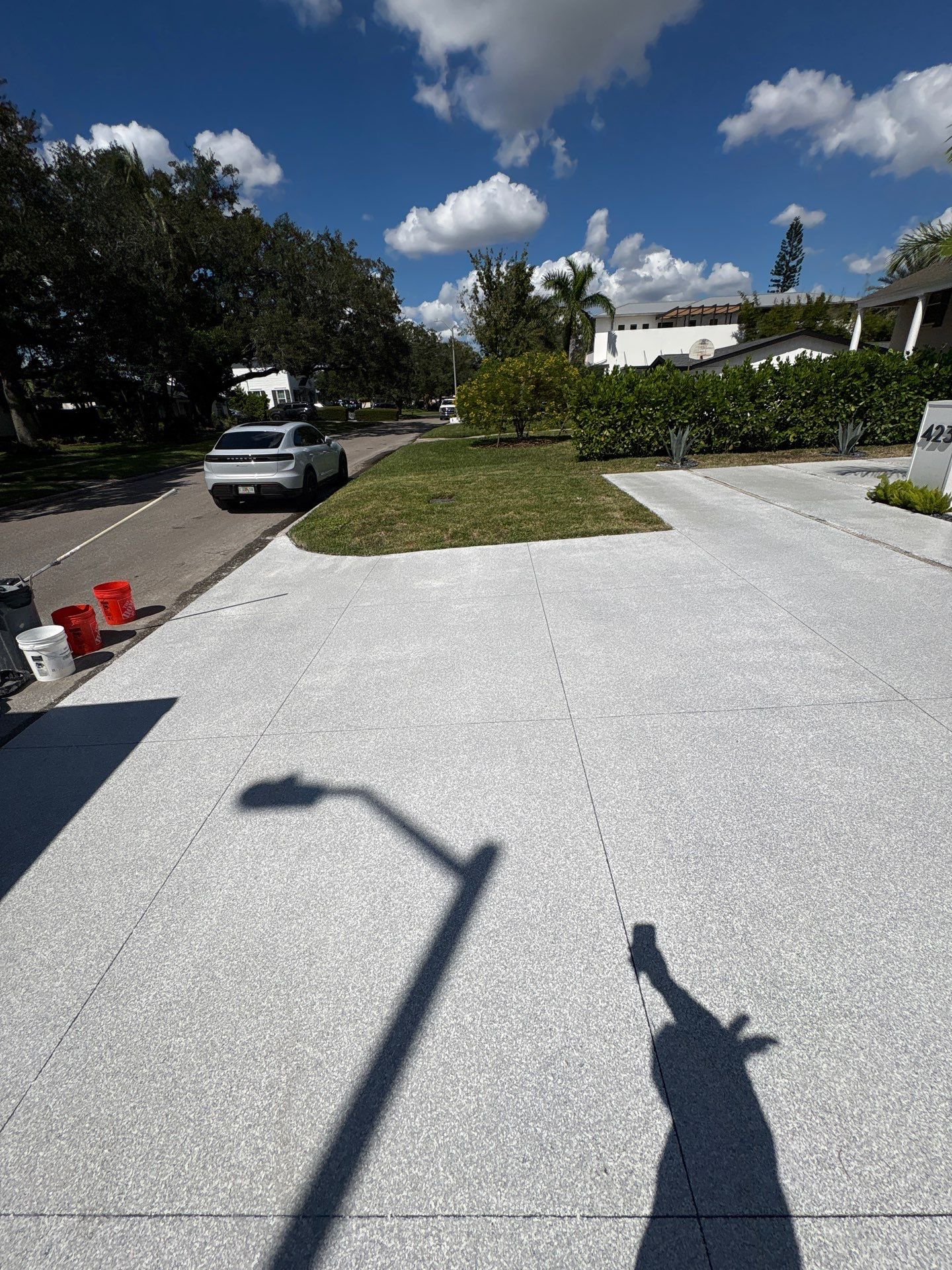 Driveway Coating in Tampa by Performance Floors & Coating