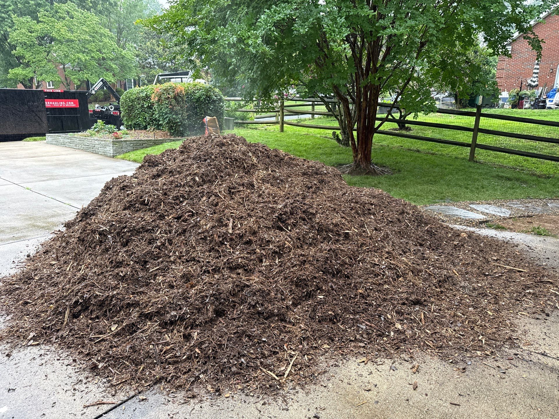 Project in Matthews by Badger Hauling