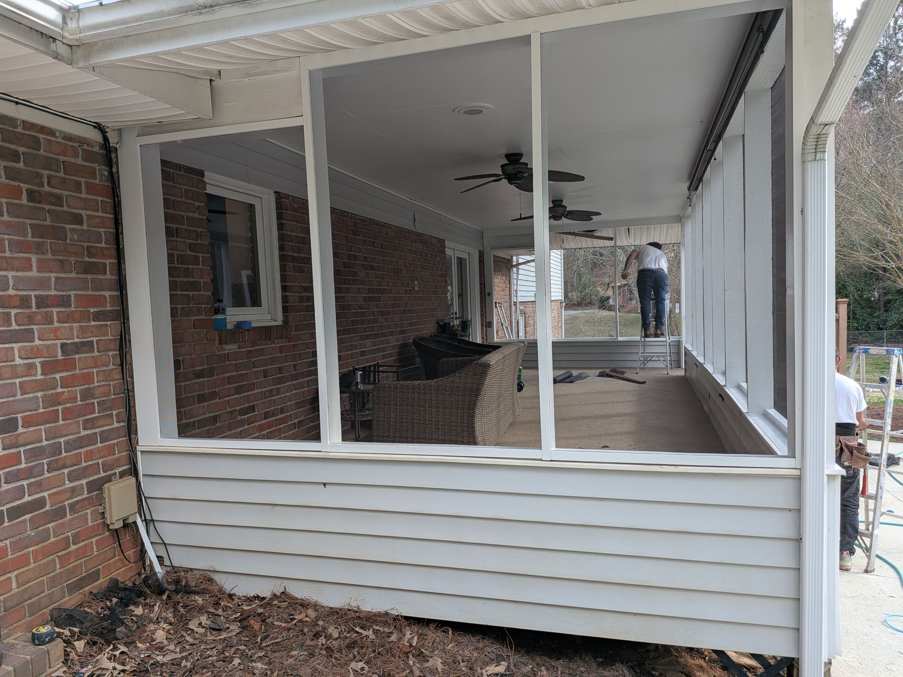 Screen Porch Replacement by Praise God Painting, LLC