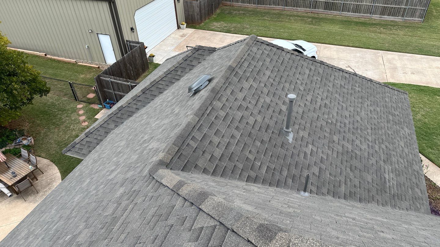 roof, vent, & gutter replacement in Blanchard by McCann's Roofing and Construction