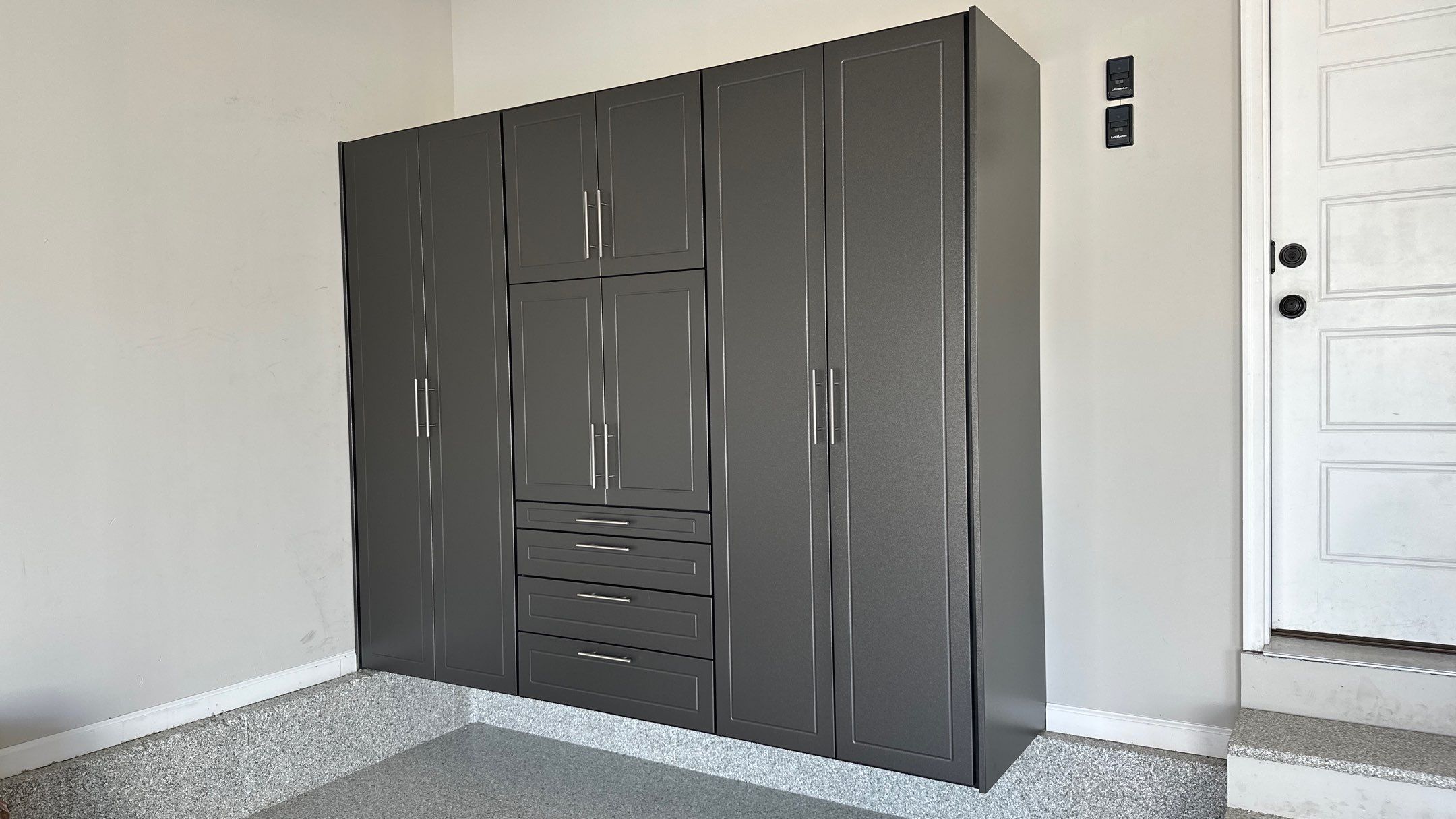 Denise P. upgraded her garage with cabinets by Banner Garage