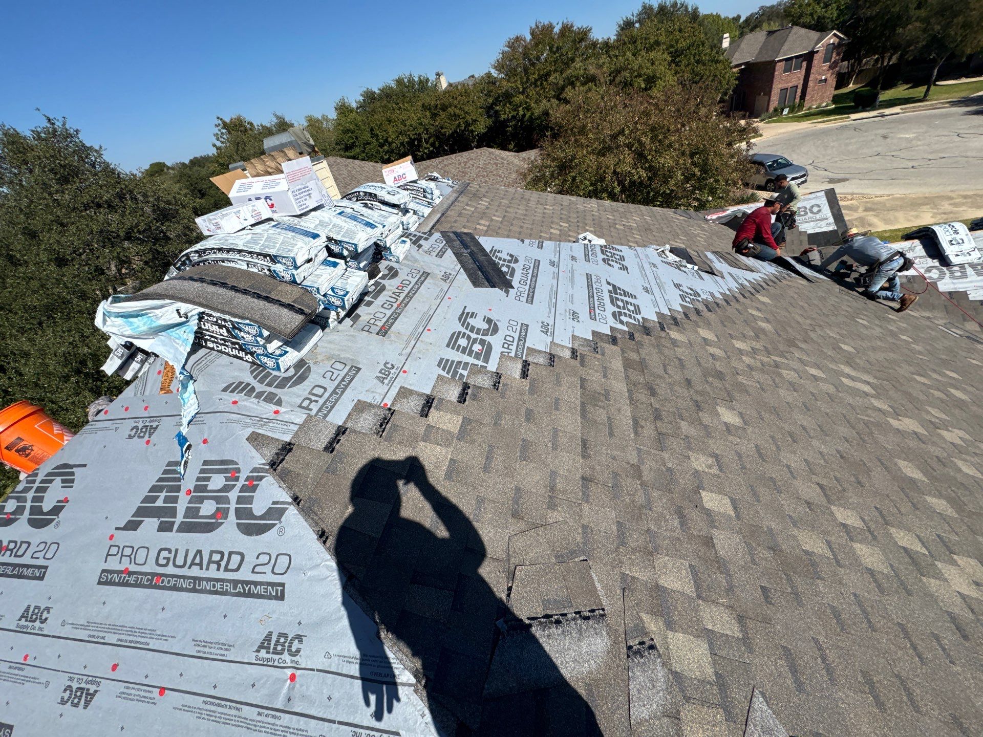 Residential Roof Replacement using ATLAS PINNACLE IR - WEATHEREDWOOD by Elite Roofing LLC