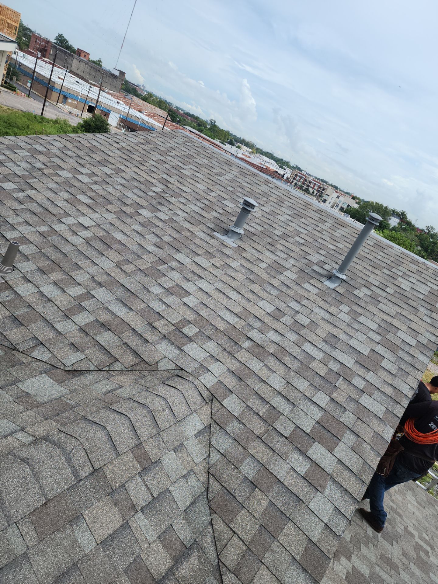 Residential Roofing Installation using Owen's Corning Duration (Lifetime) Shingles by Roof Repair Company