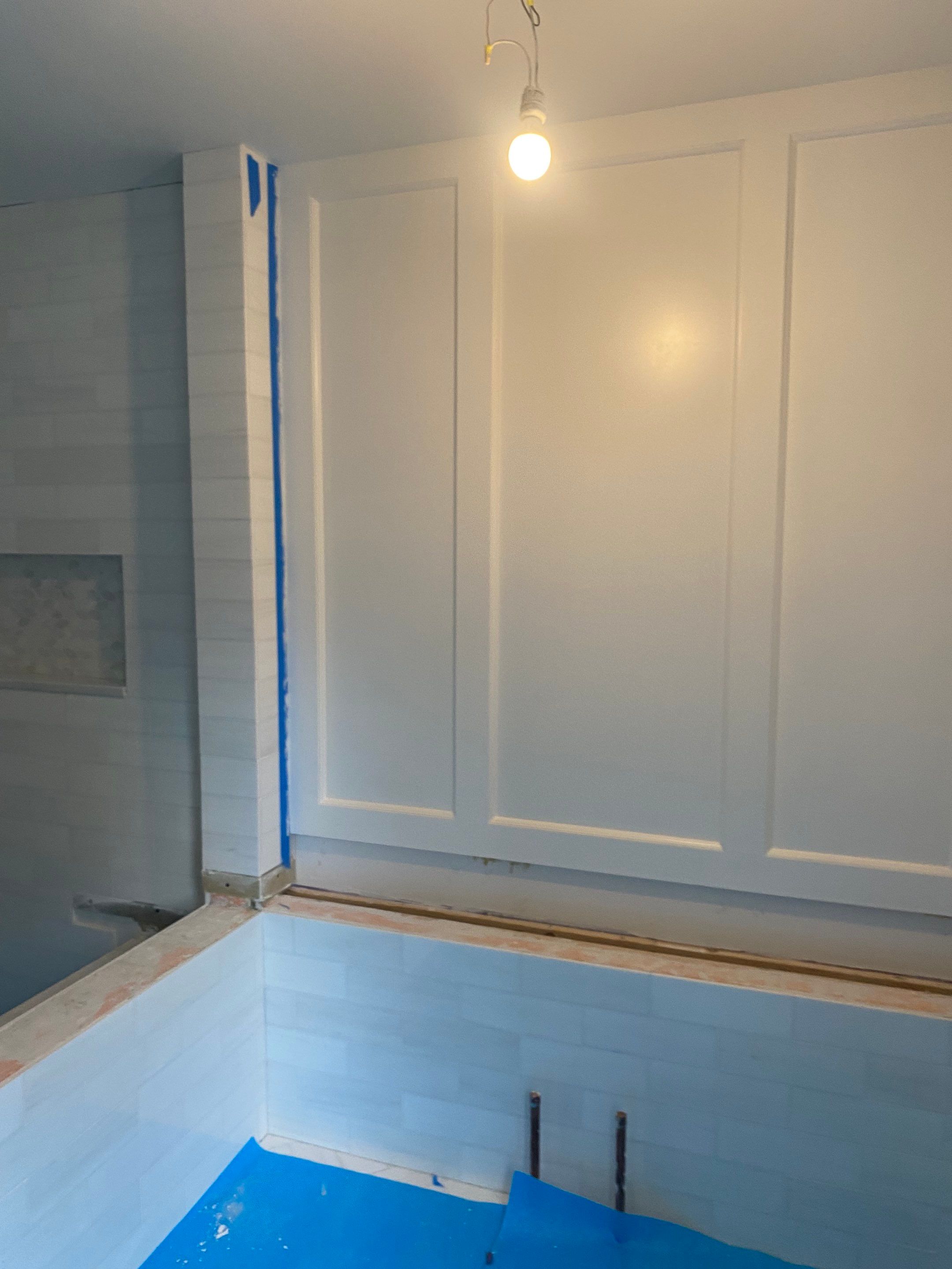 Interior Bathroom Ceiling and Wall Finishing by OCS Contracting Services