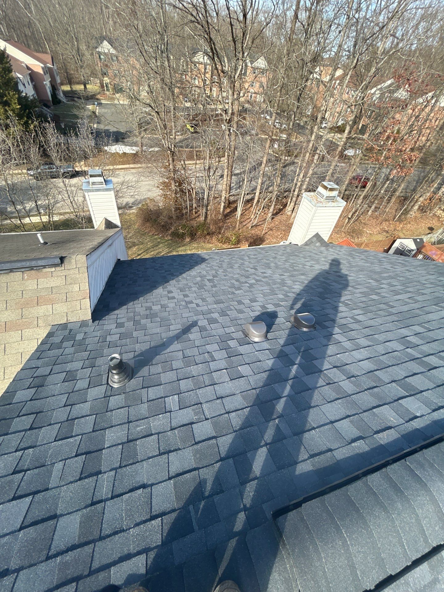 Burke: Residential Roof Replacement with CertainTeed Landmark Pro in Max Def Moire Black by RM Banning, Inc.