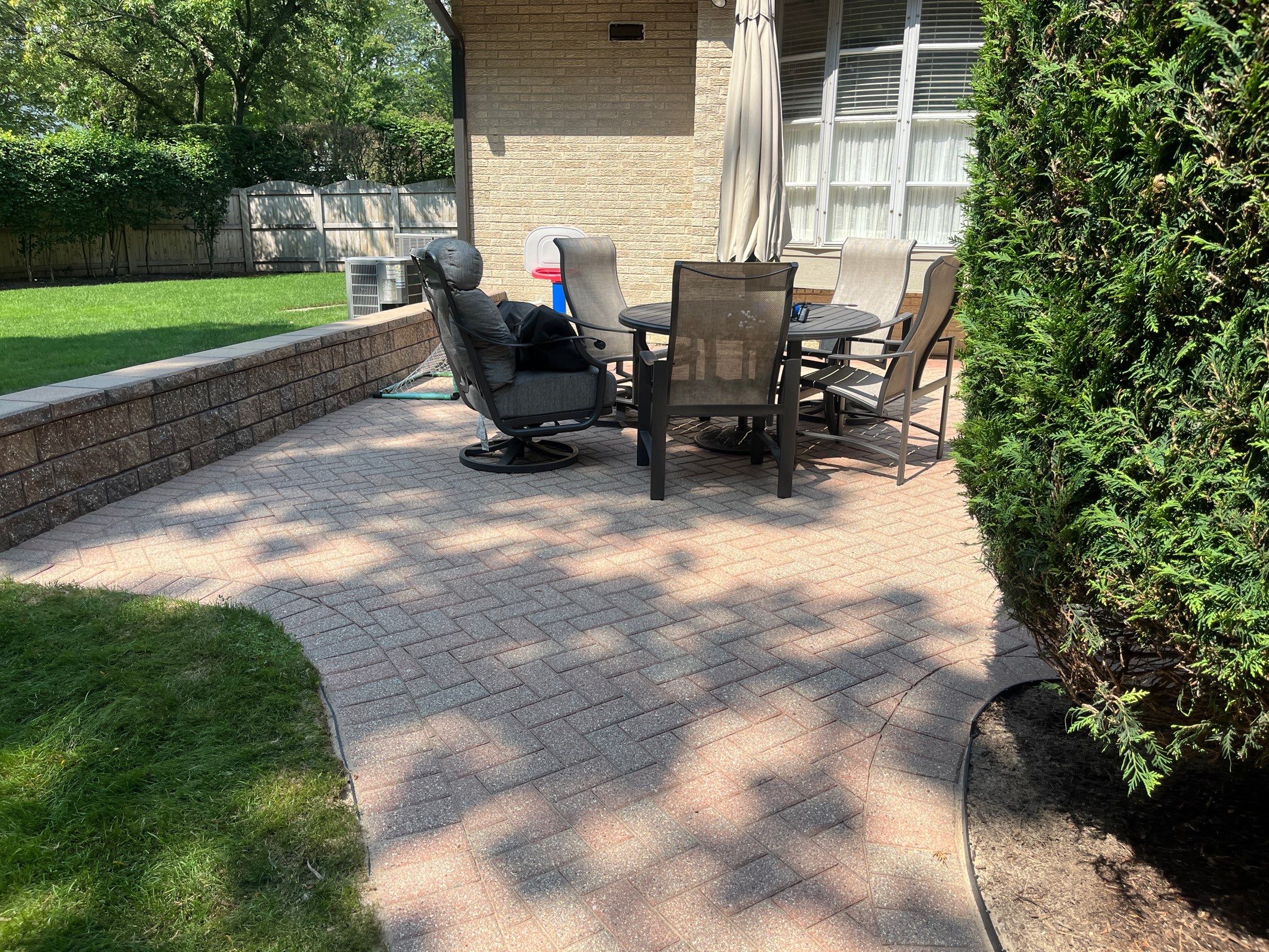 Brick paver clean, sand and seal.  using Surebond SB-1300 by Northern Power Washing LLC.