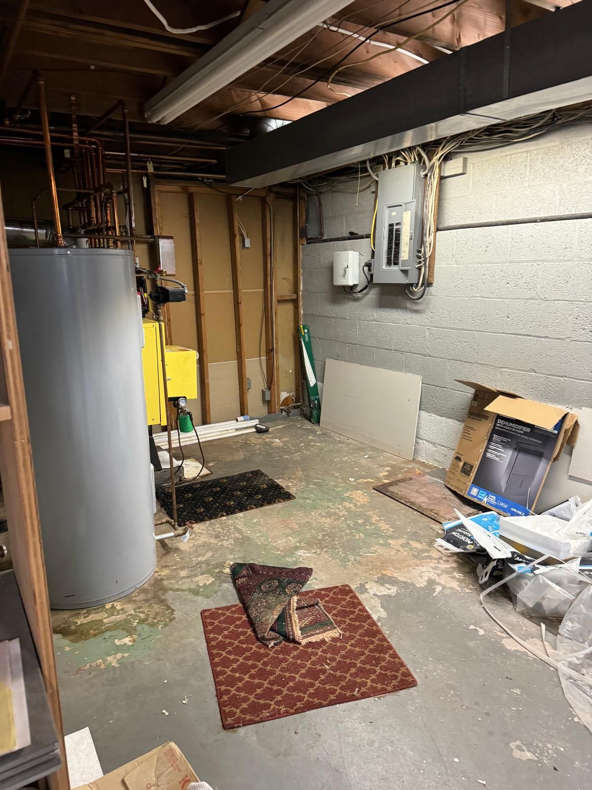 Interior French Drain Basking Ridge NJ by Pure Service Pro, LLC 