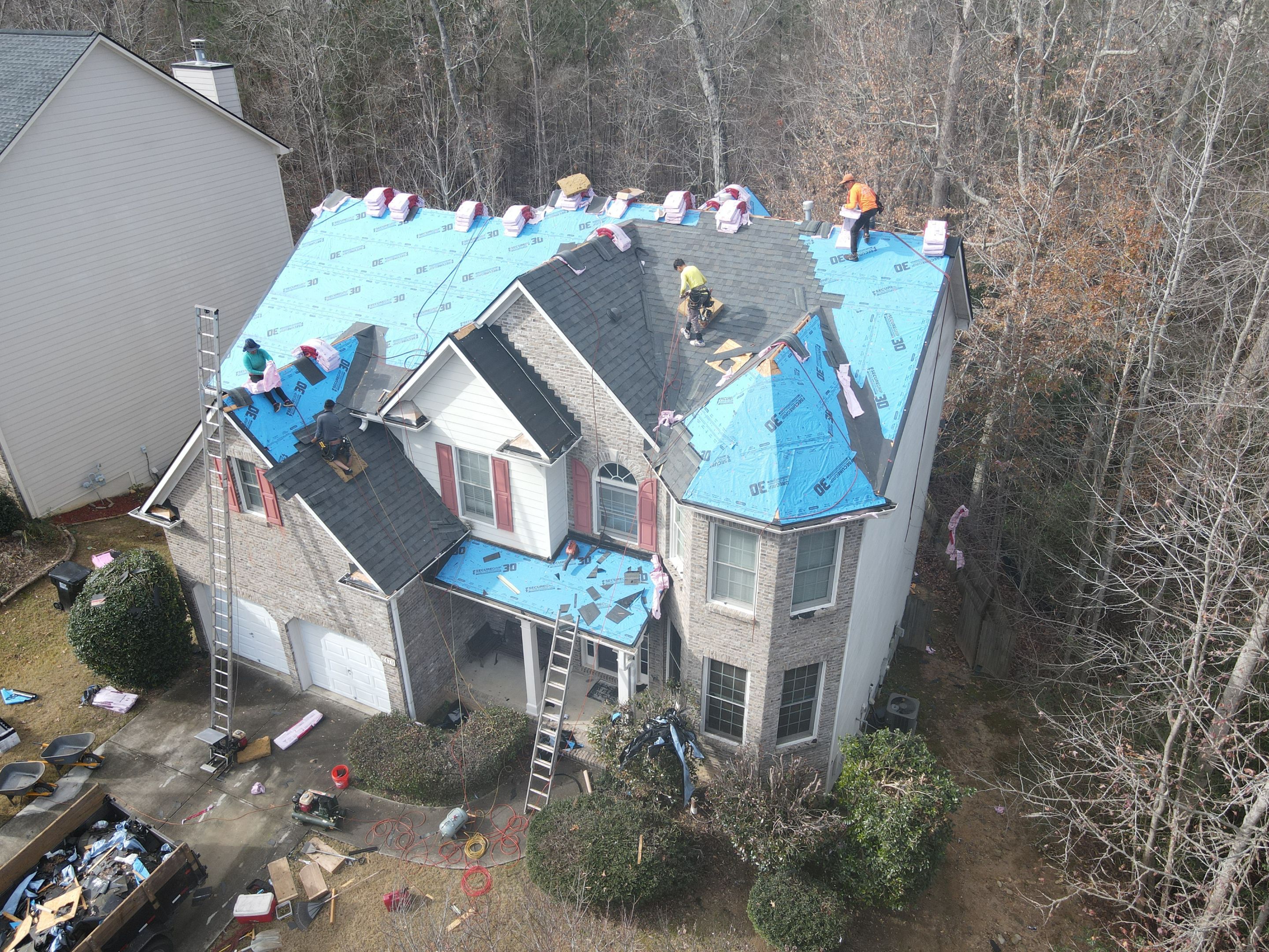 Residential Roofing Installation using Owens Corning by Inspector Roofing and Restoration