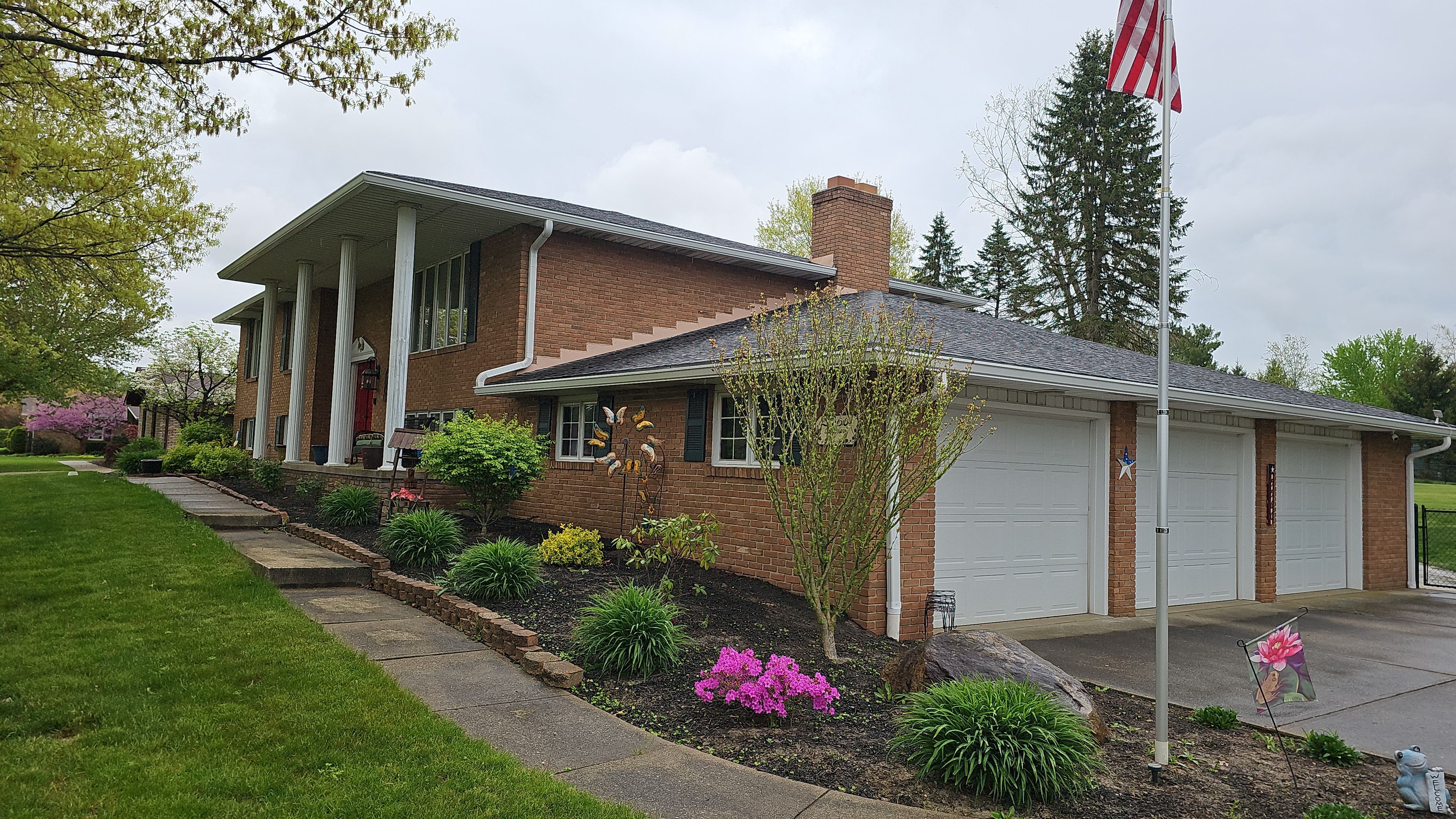 Atlas Pinnacle, Color, Burnt Hickory, Drip Edge, Color, Royal Brown by Eagle Eye Roofing