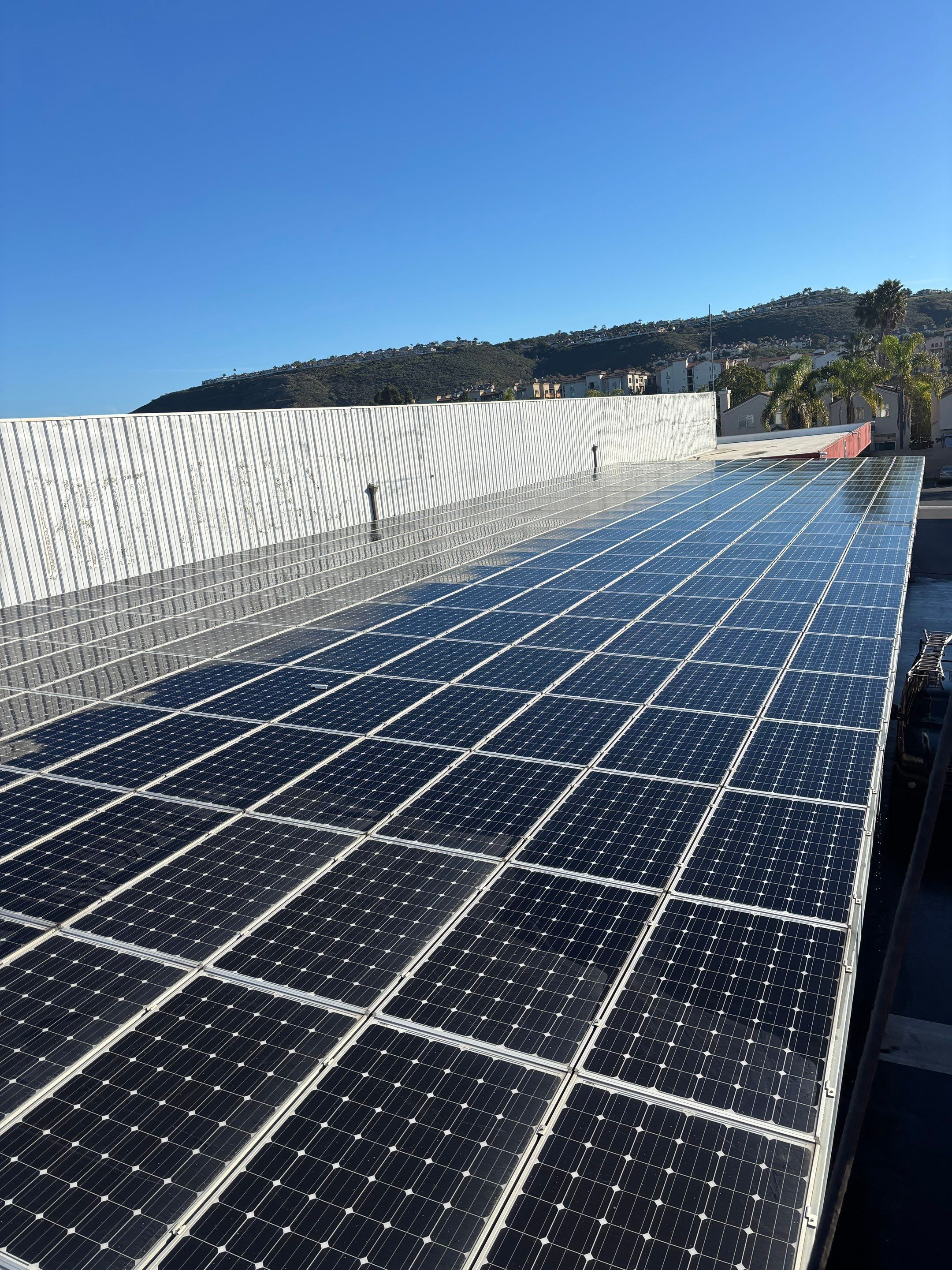 Commercial Solar Panel Cleaning by Palm Coast Solar Cleaning