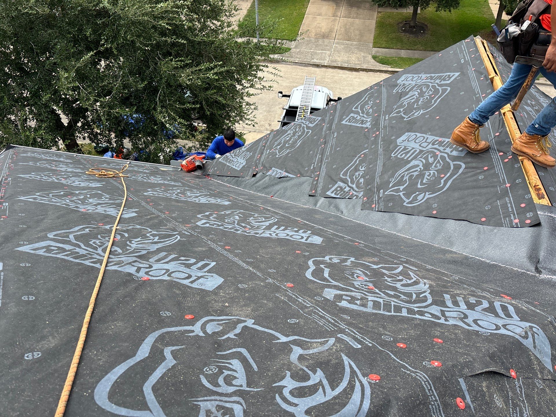 Residential Roofing Repair using Owen's Corning Duration (Lifetime) Shingles by Roof Repair Company