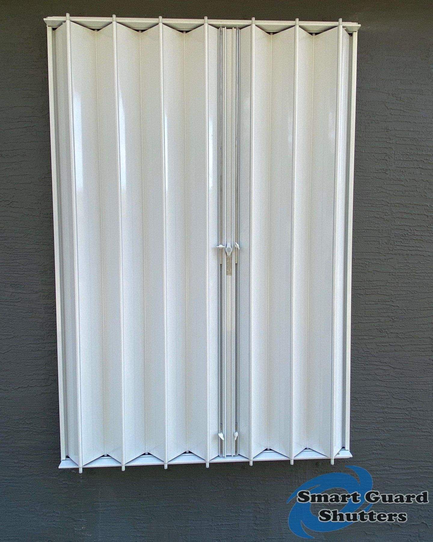 Hurricane Protection in White by Smart Guard Shutters