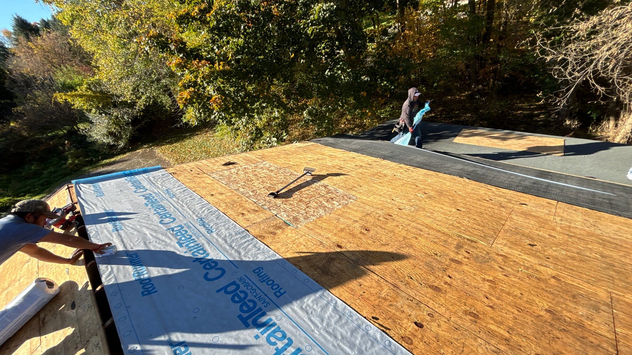 Roof Replacement using Certainteed HD Moire Black by 180 Contractors