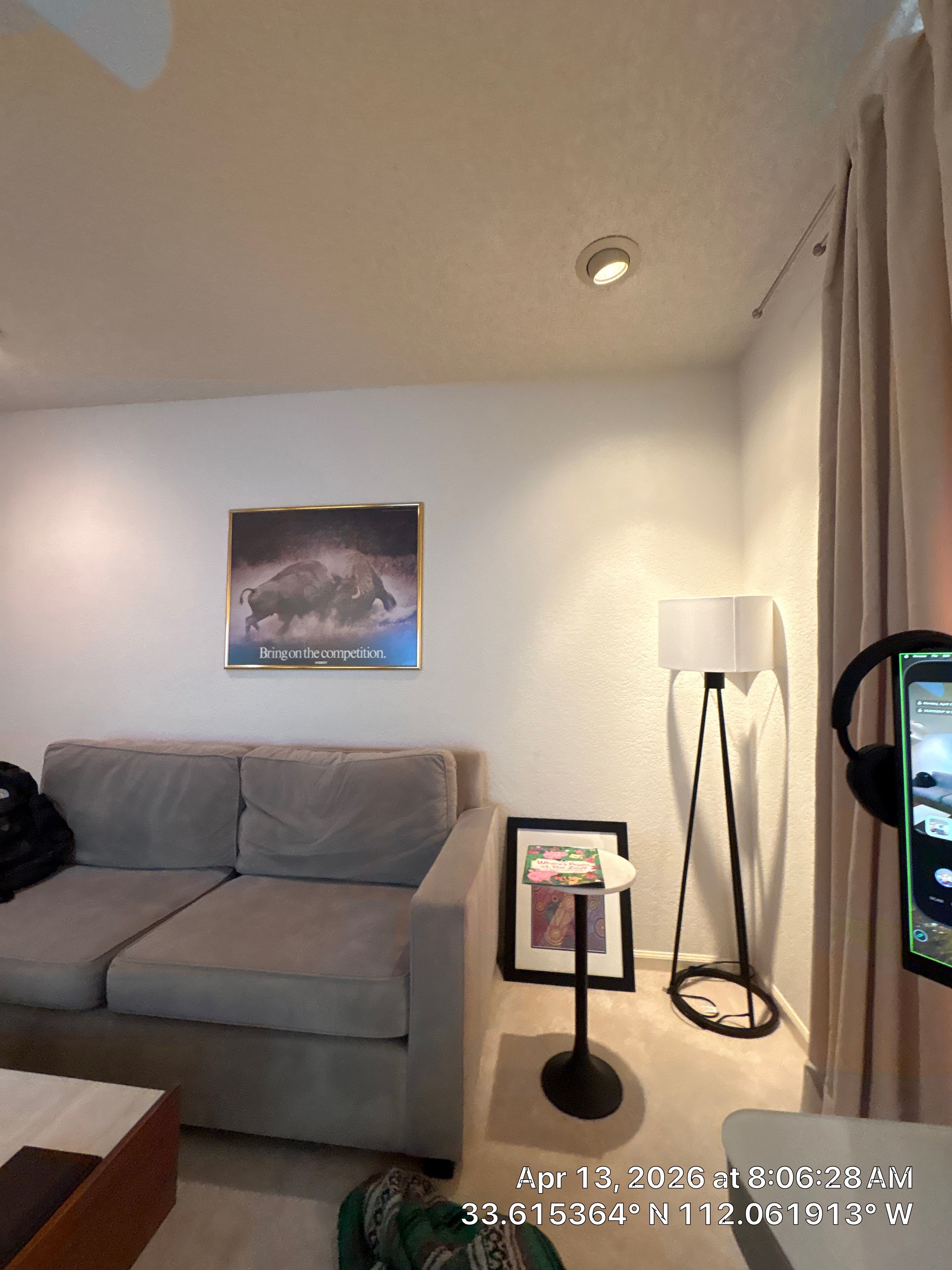 Phoenix Home Office Setup with Custom AV Wall Mounting by CompanyCam Sales Demo