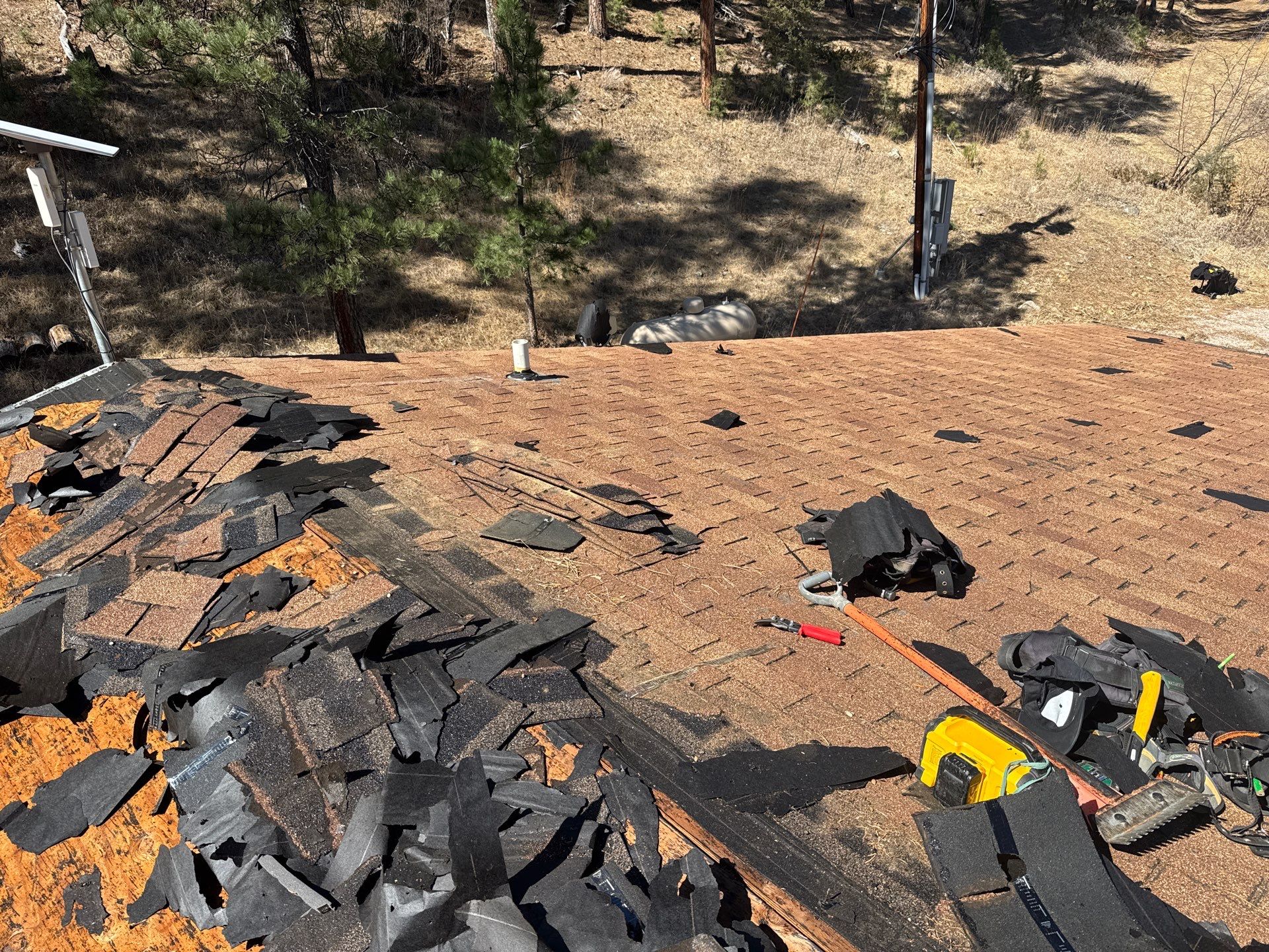 Residential Roofing Installation using Steel Roofing by Weather-Tite Exteriors LLC