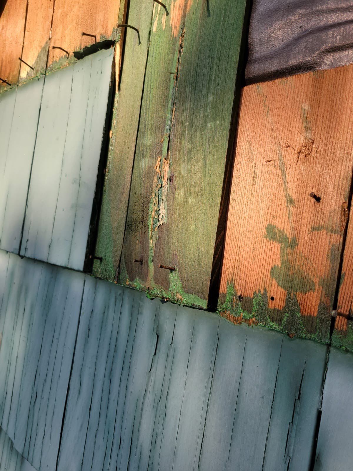 Siding Repair using Wood Shake by A Plus Exterior