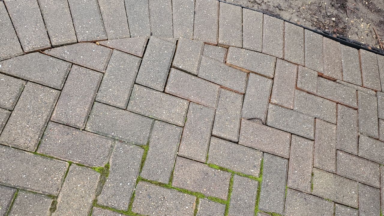 Brick paver clean, sand and seal.  using Surebond SB-1300 by Northern Power Washing LLC.