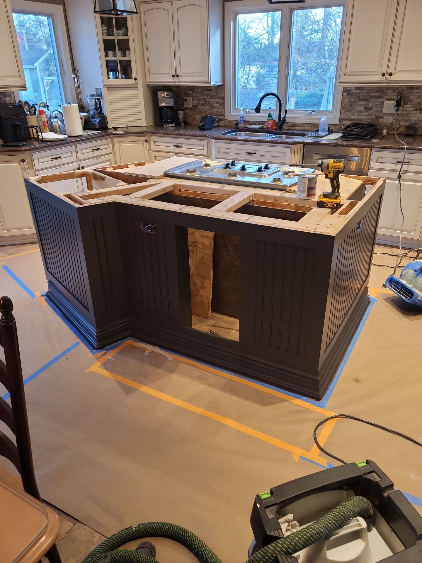 Custom Island Remodel by Spectrum Painting, LLC