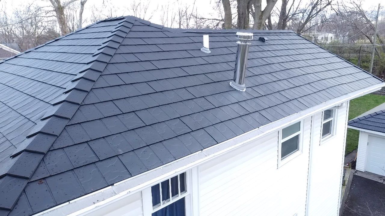 Slate Profile Metal Shingle Roof for Historic Home – Fort Wayne, IN by 4Ever Metal Roofing