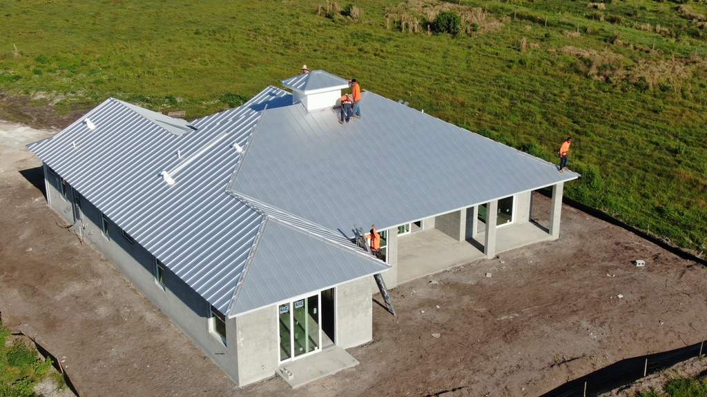 24ga 1" Nail-Strip Mill Finish by Total Roofing System The Metal Roof Experts