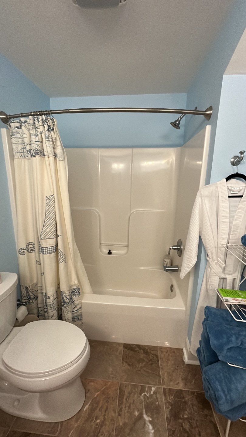 Shower with Shower Rod by BathPlanet SW Virginia