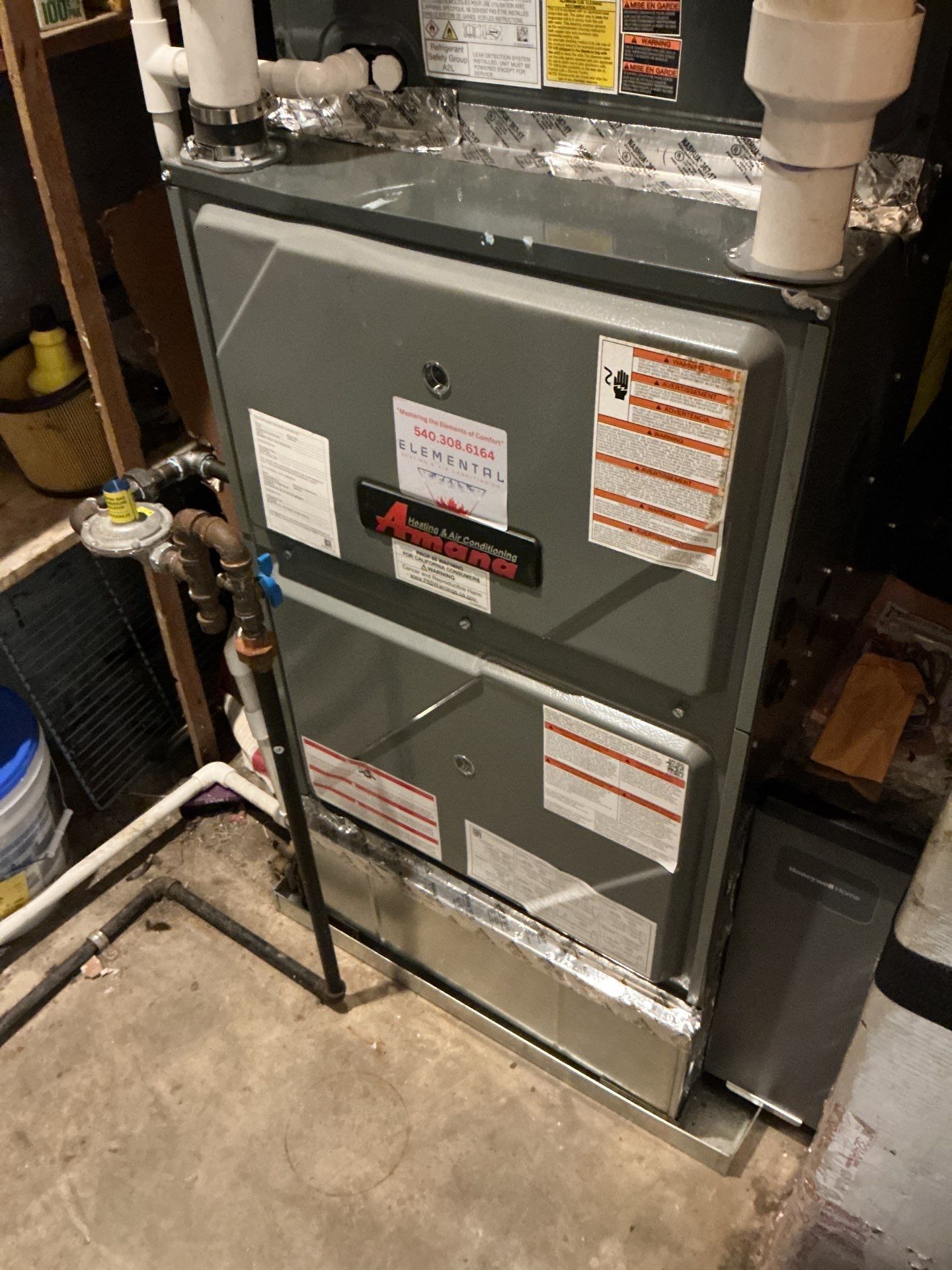 Mount Jackson Moose Lodge Install by Elemental Heating and air conditioning LLC