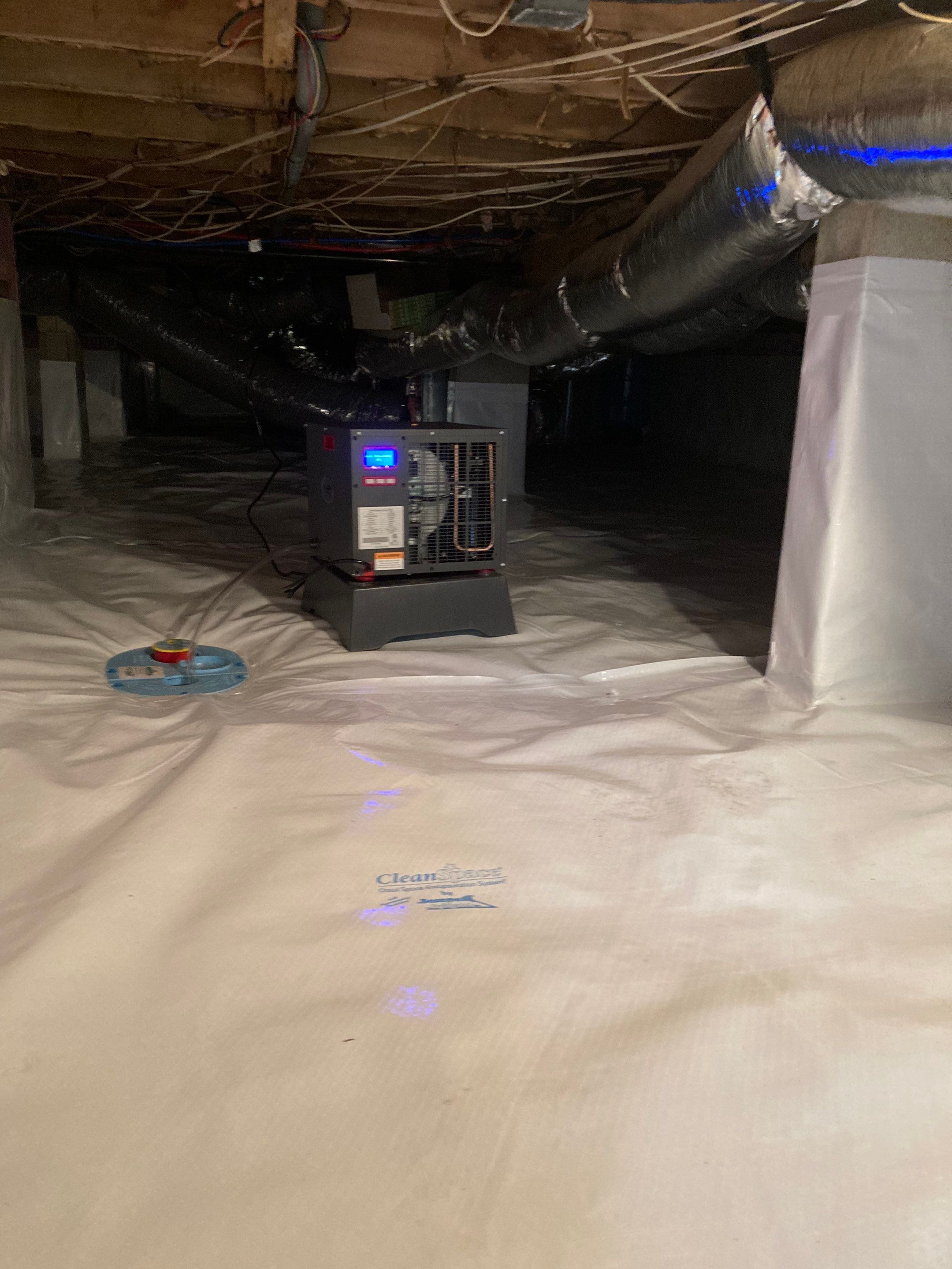Crawlspace repair using cleanspace by Burke Home Services
