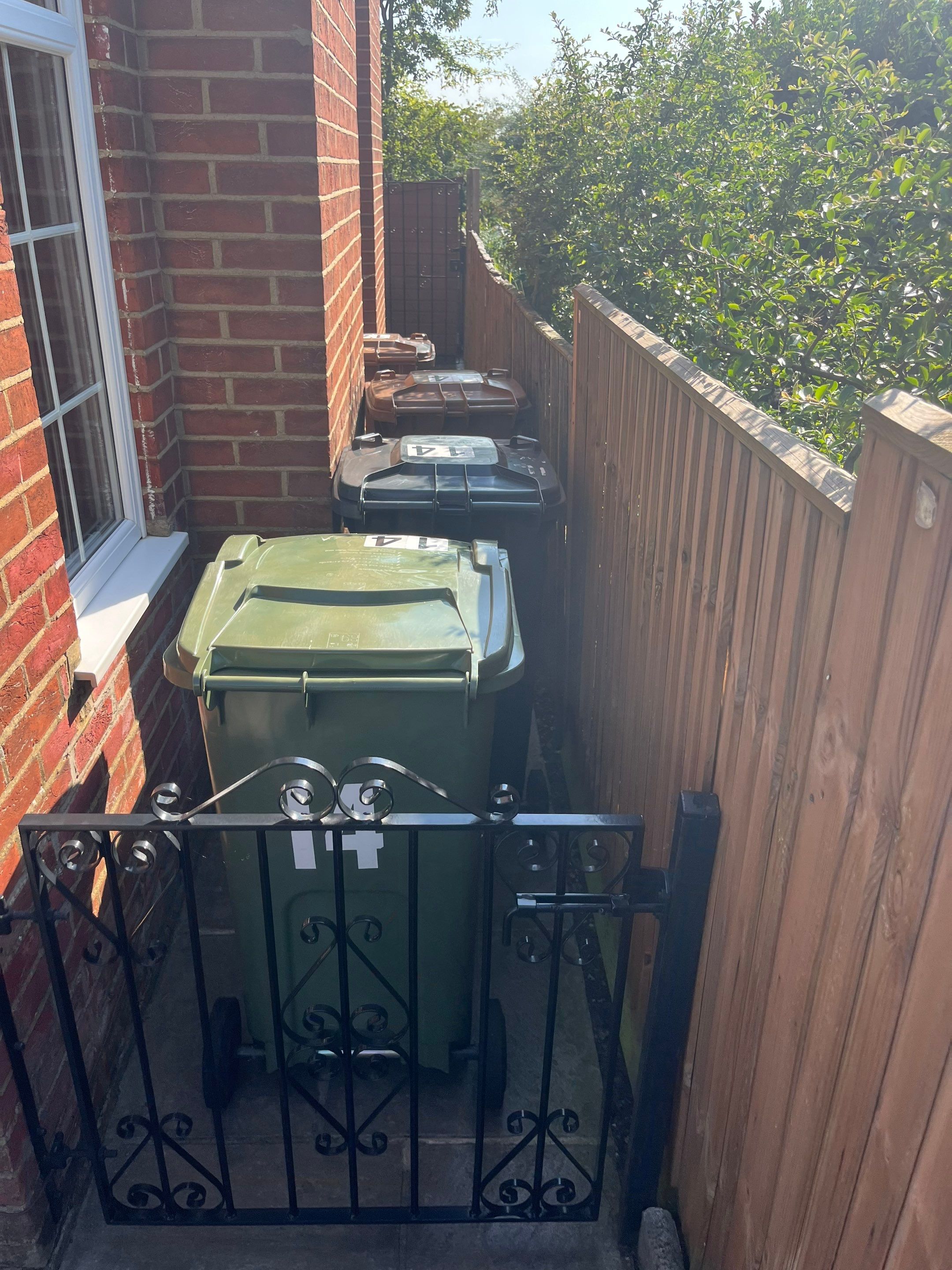 York Stone Patio Cleaning using Honda 15lpm Low Pressure Washing Machine by Ges Exterior Cleaning ltd