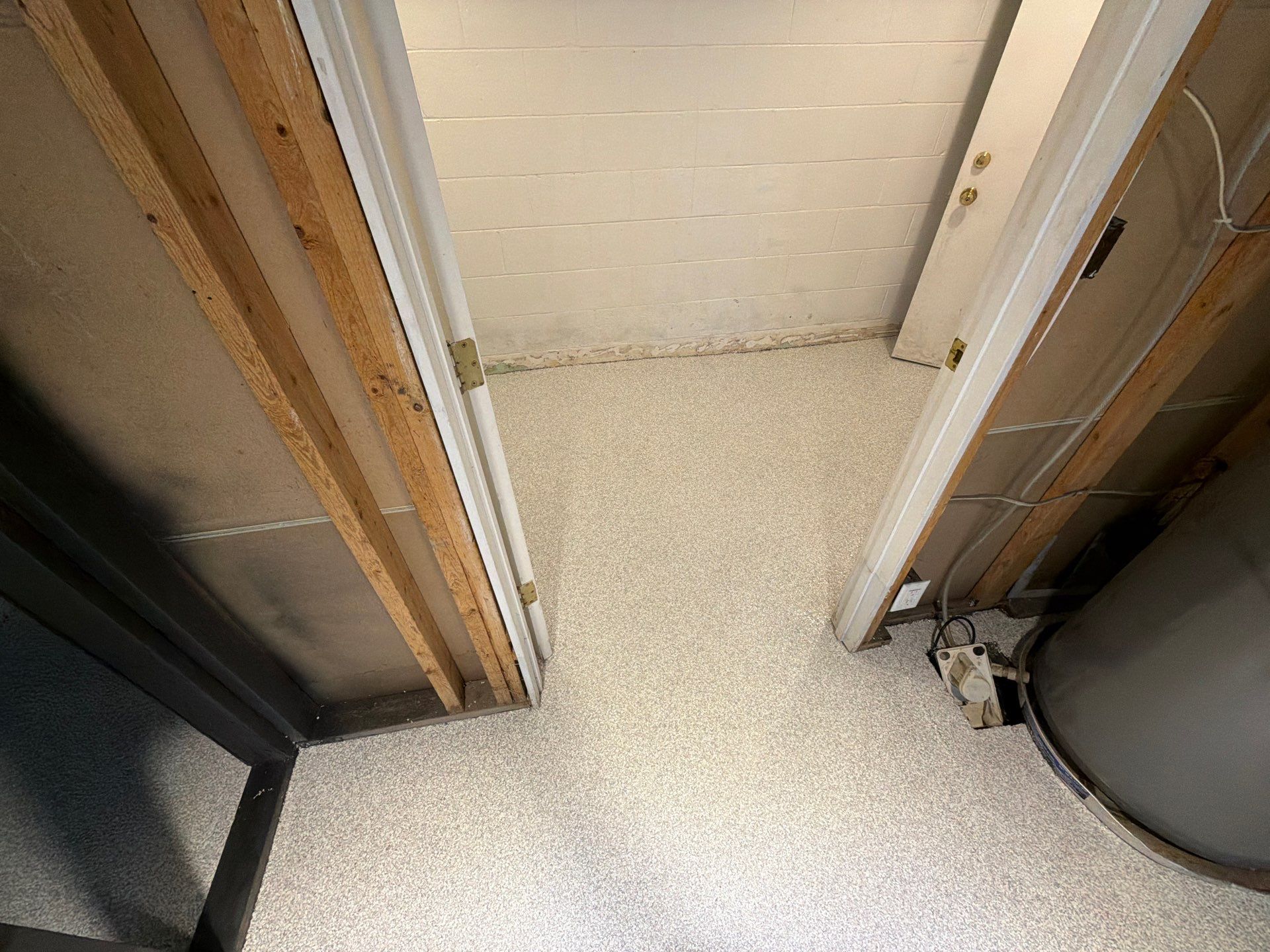 Epoxy Flake floor in Holland Michigan! by Gordon Painting