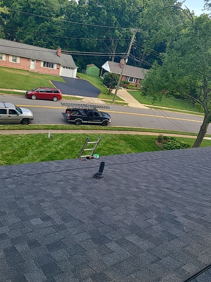 Springfield Tree Damage Restoration: CertainTeed Landmark Designer Shingles in Charcoal Black by RM Banning, Inc.