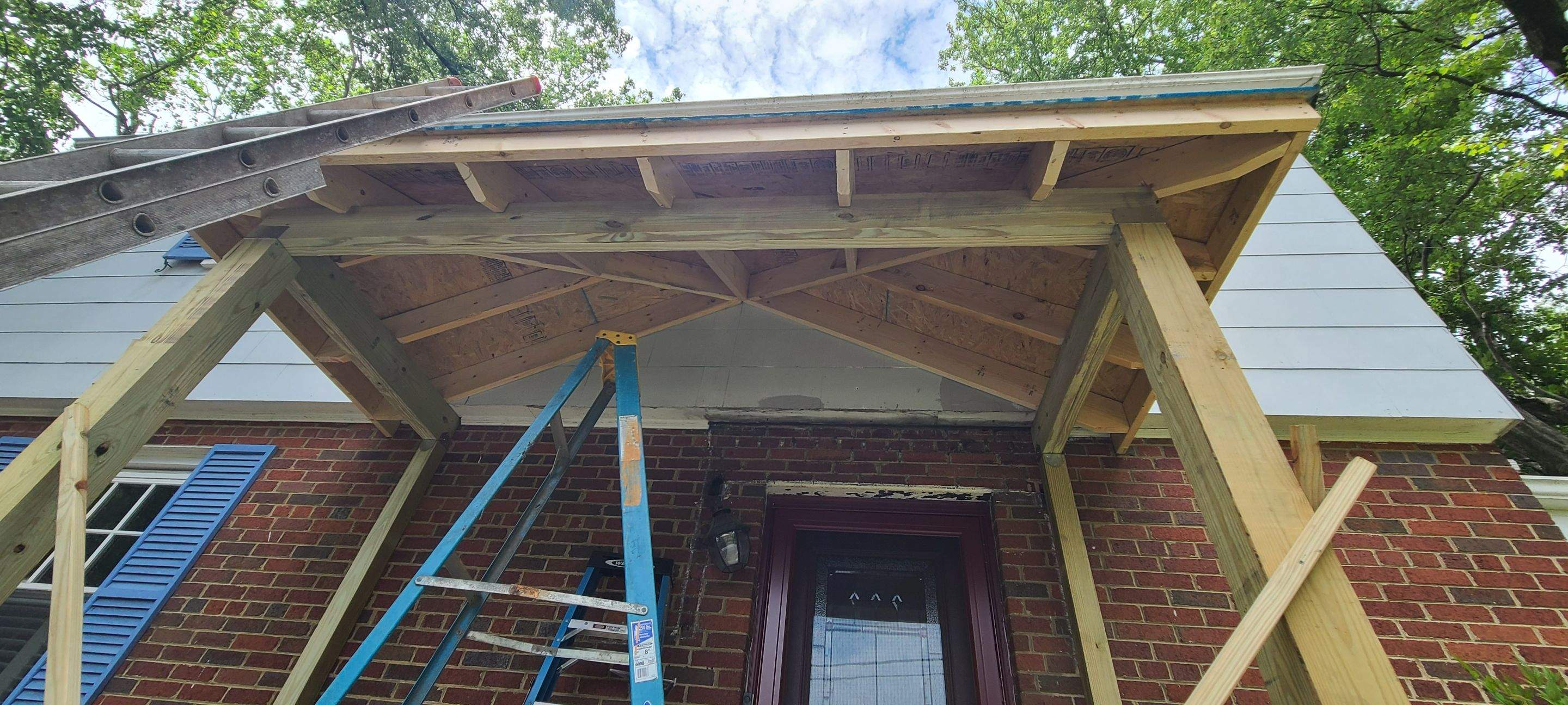 Siding and roof replacement, deck installation by Window Depot of Annapolis