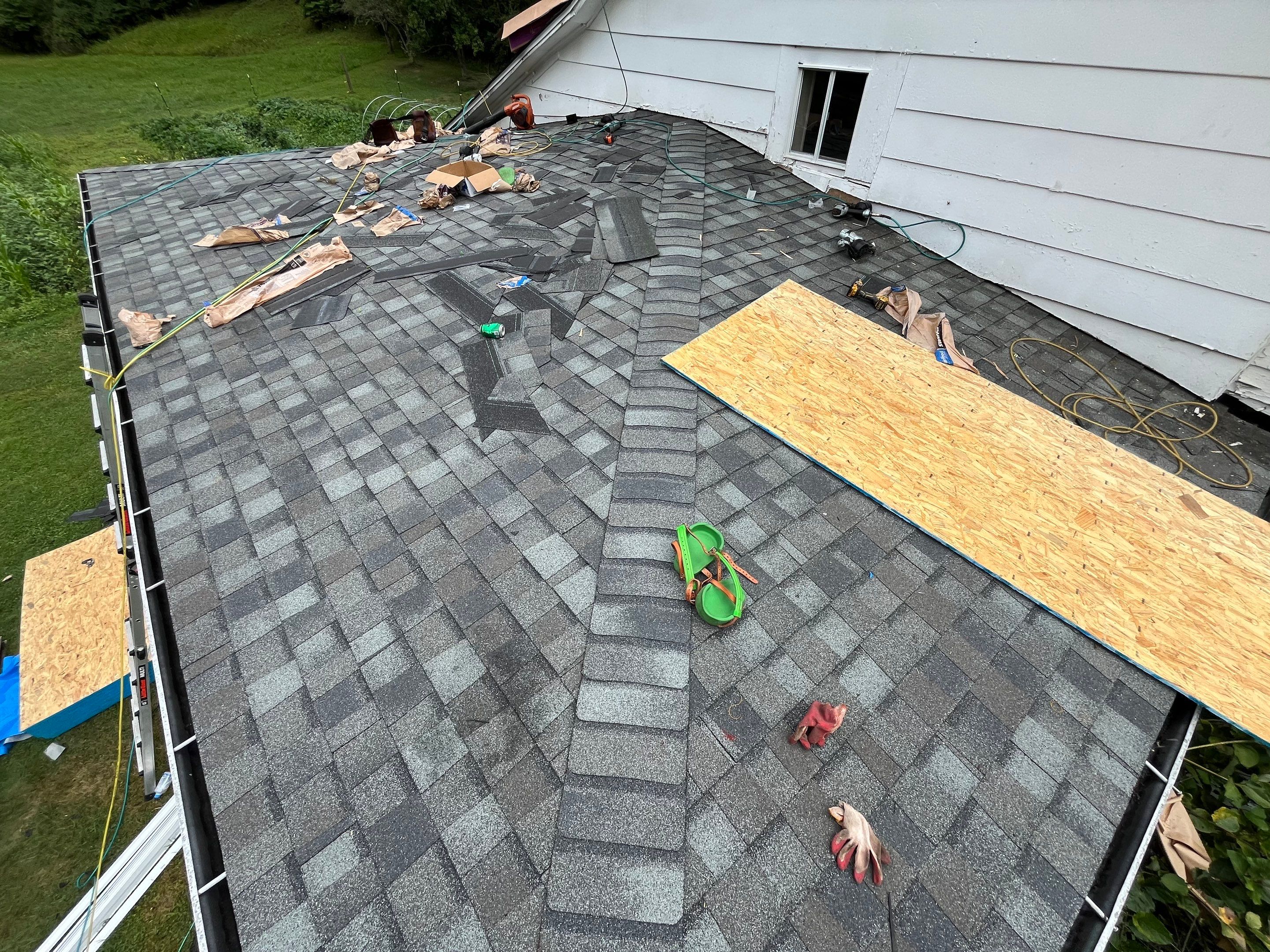 Residential Roofing Installation using Certainteed Landmark Pro Shingles by Fahey Roofing + Contracting
