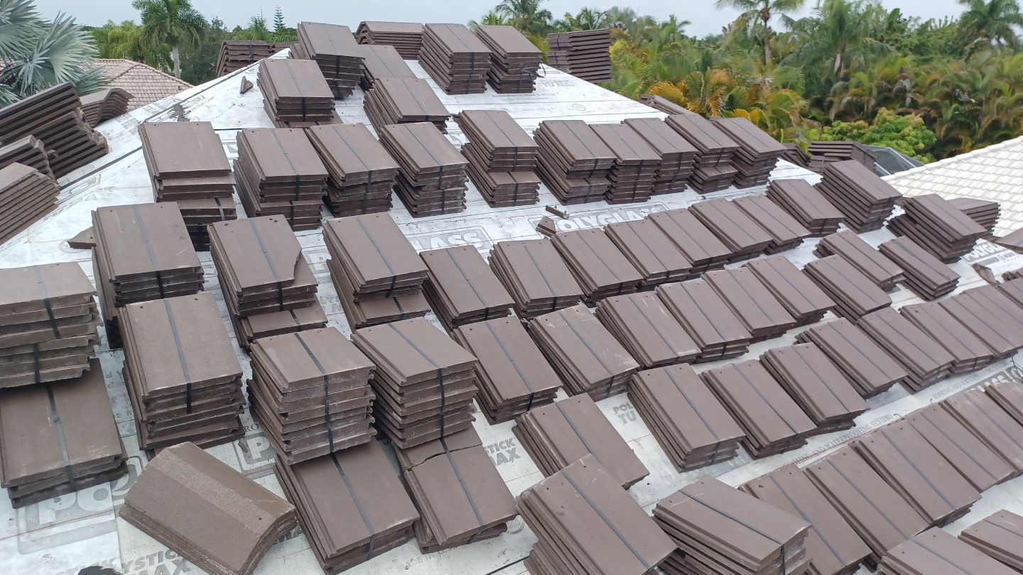 Residential Roofing Installation using Eagle Roofing Tile by BLUES BROTHERS ROOFING