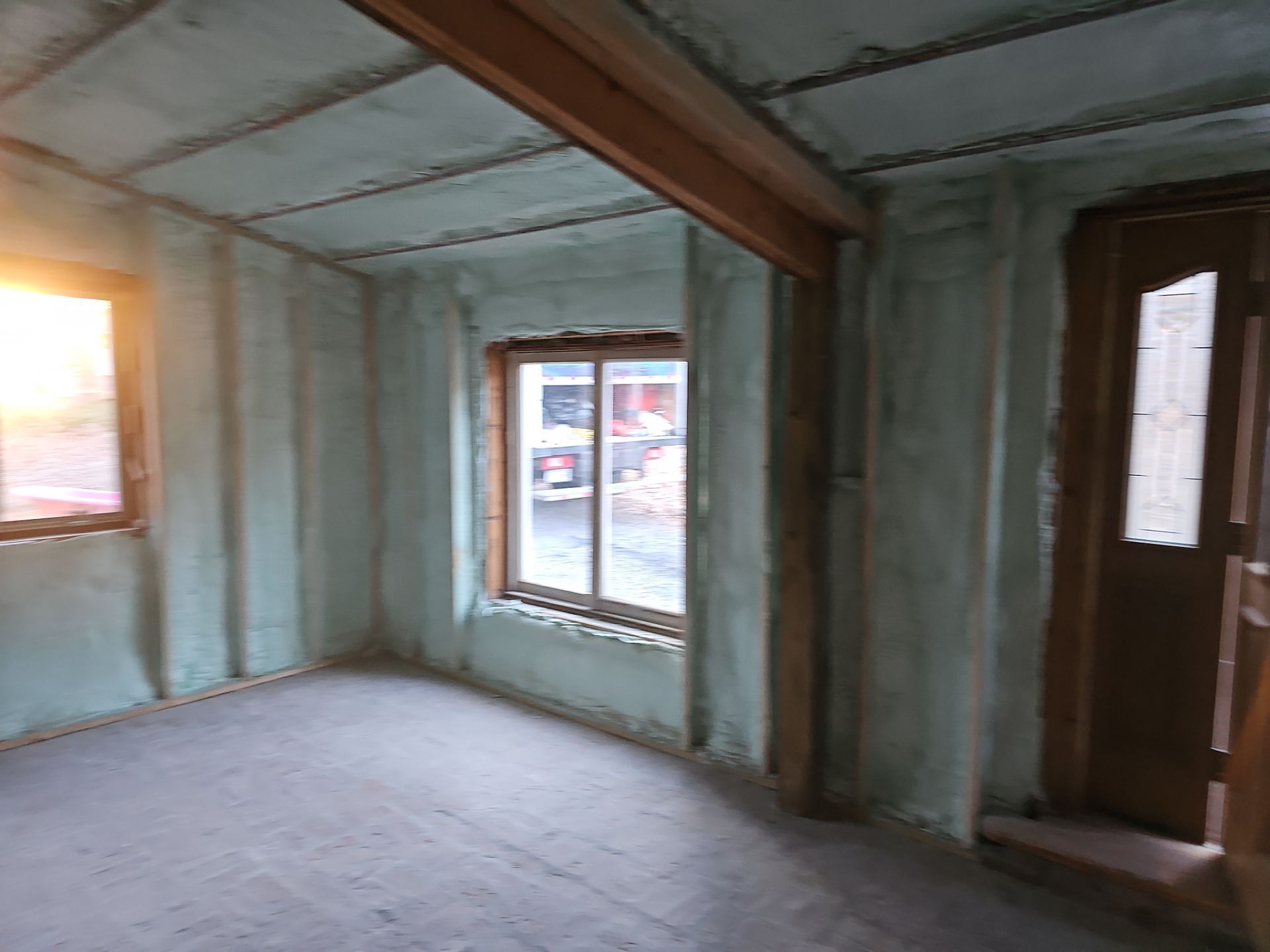 Home Remodel using Closed Cell Spray Foam by NYS Foam & Energy