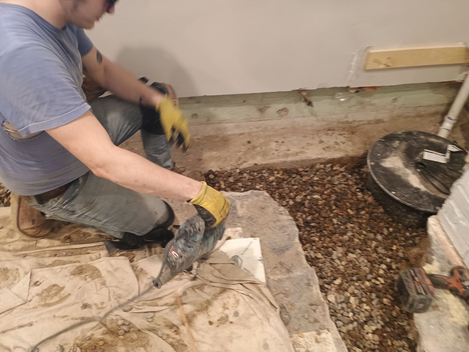 Interior Drain Tile & Sump Pump in Northwest Minneapolis by Waterproofing Northeast