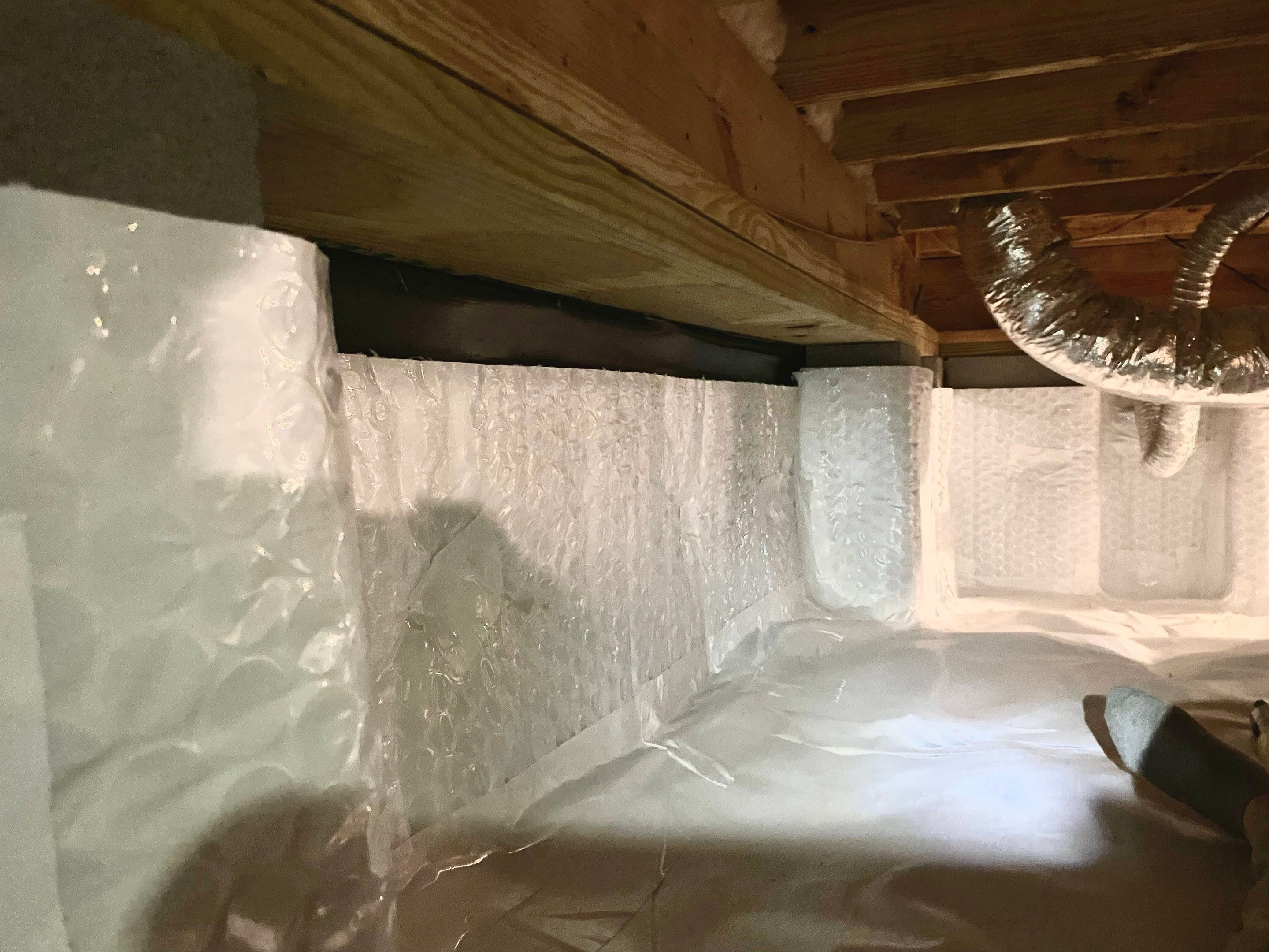 Impact Choice Encapsulation with French Drain, Mold Removal, and Crawlspace Door by Impact Crawlspace