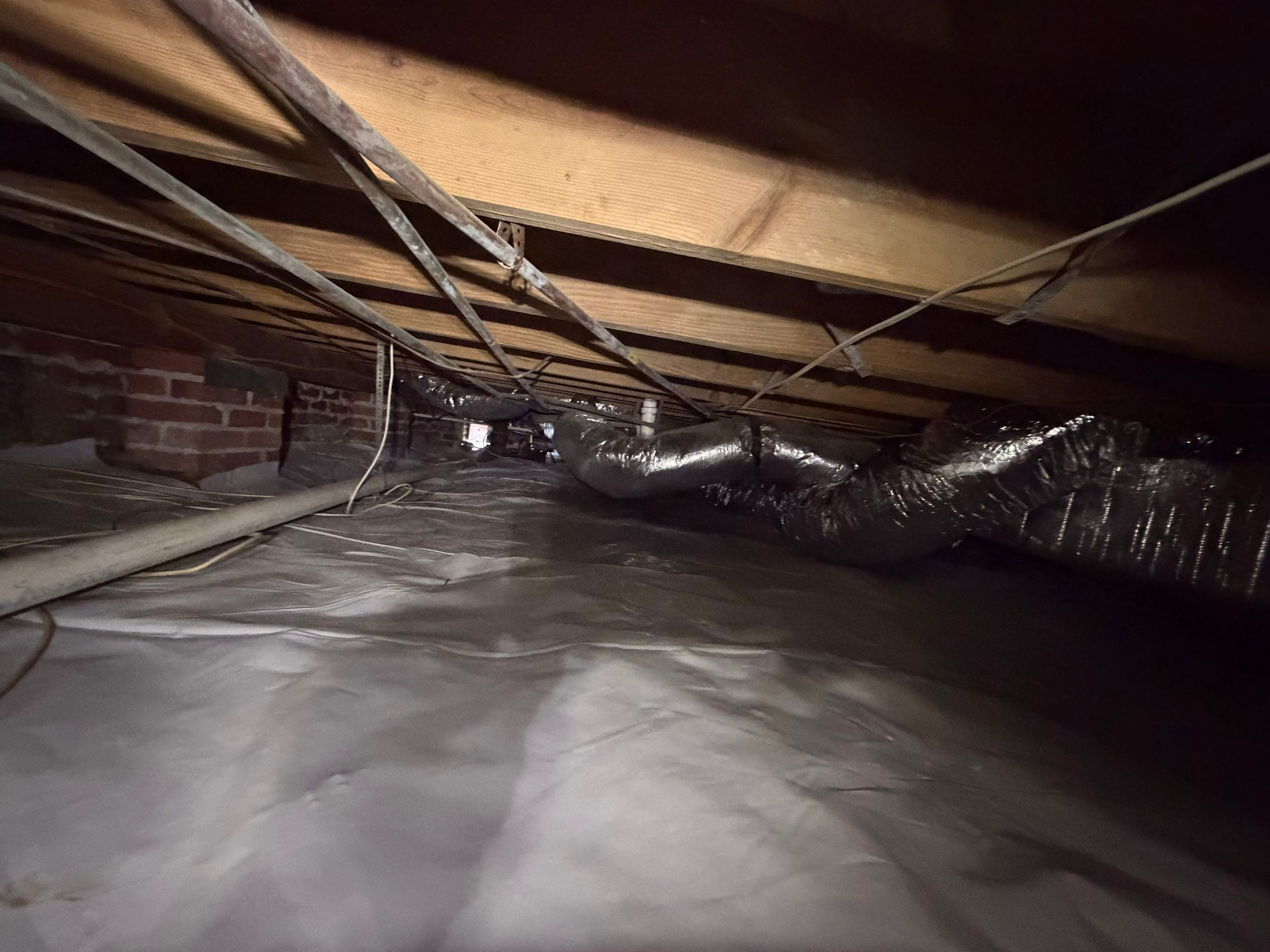 Project in Portsmouth by Patriot Crawl Space Repairs