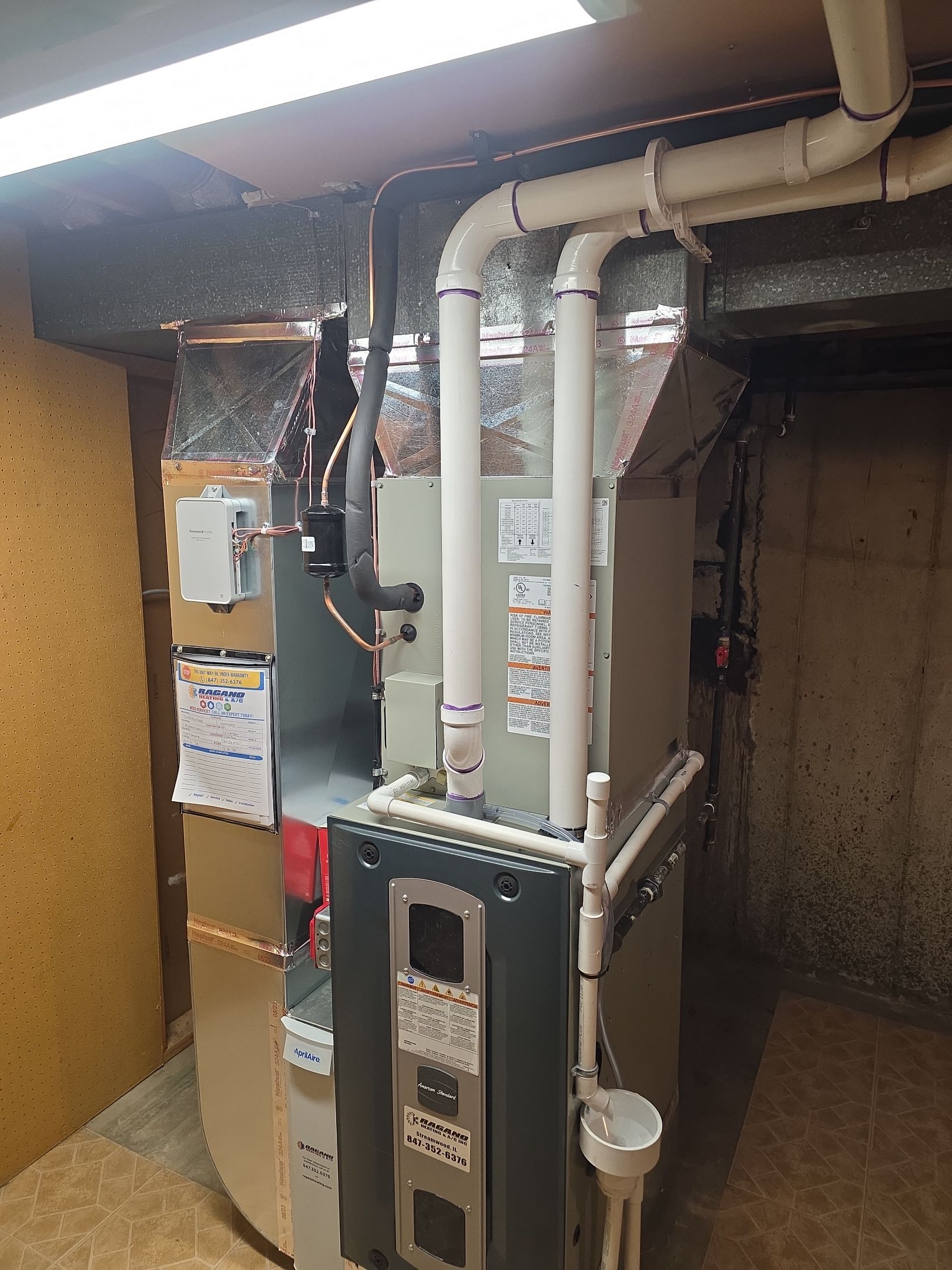 Full System Installation Replacement by Ragano Heating & Air Conditioning Inc