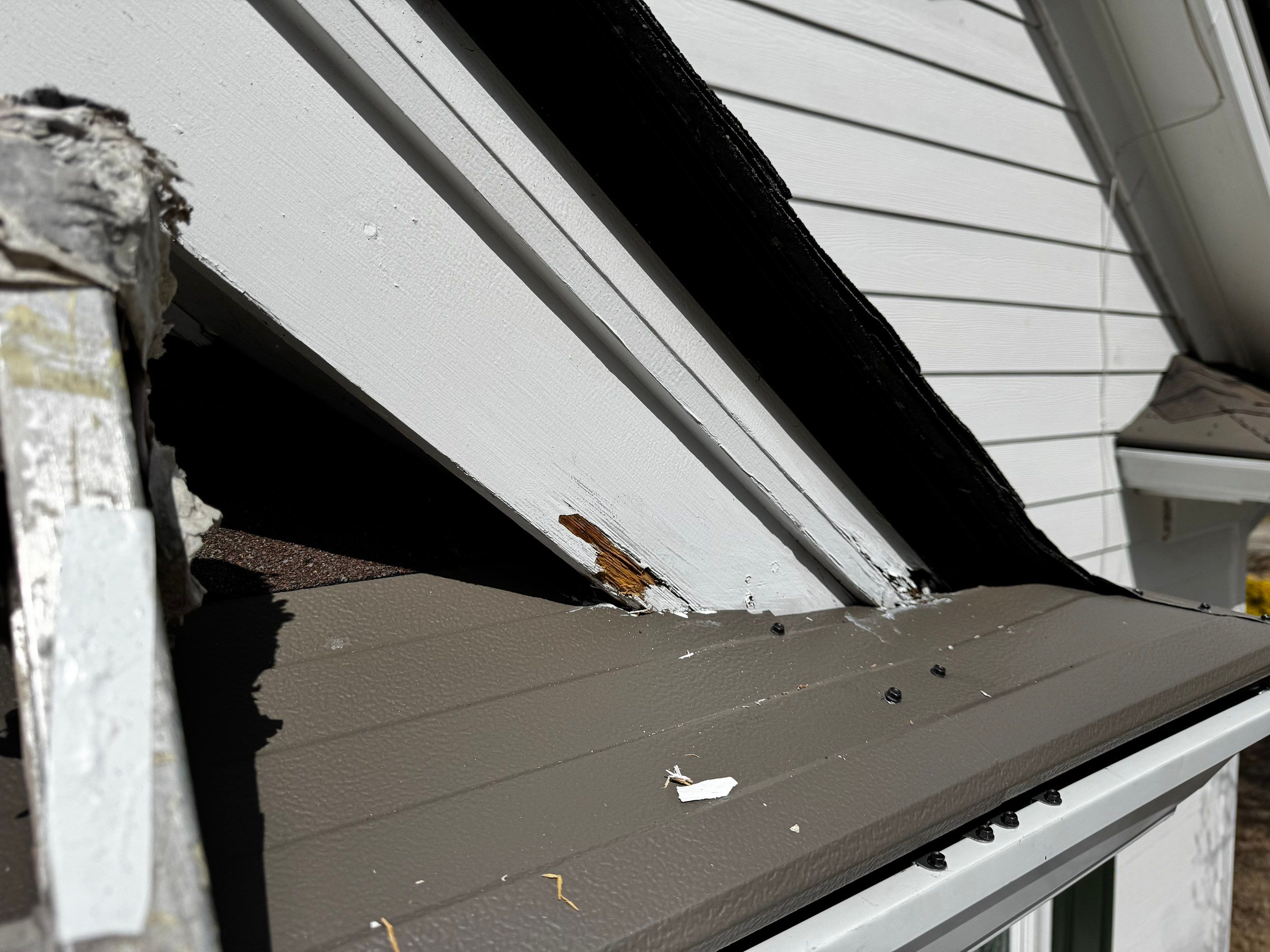 Ceiling Repair & Exterior Fascia Replacement by Praise God Painting, LLC